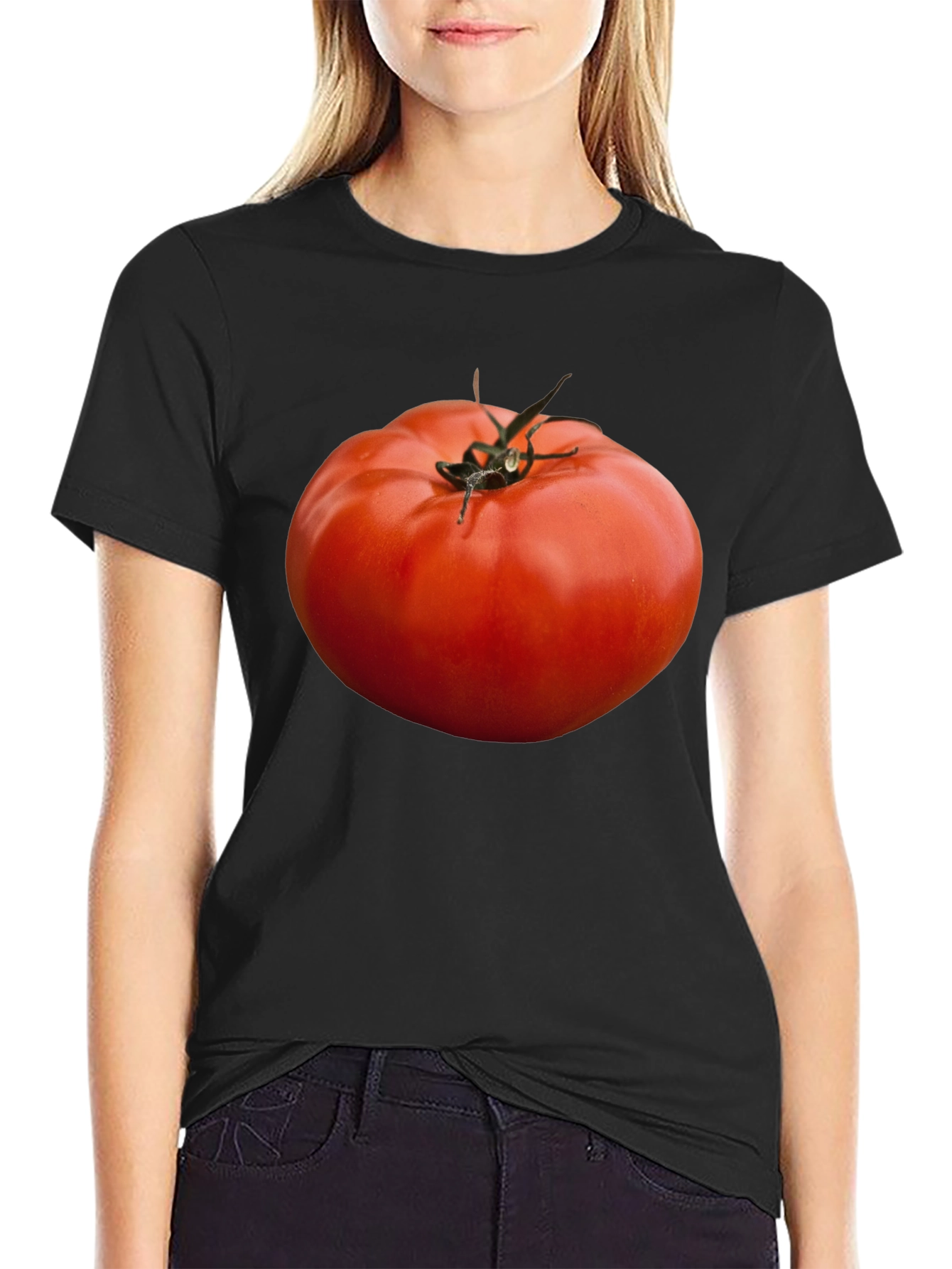 Black Tomato T-Shirt - Fresh Produce Fashion view 2