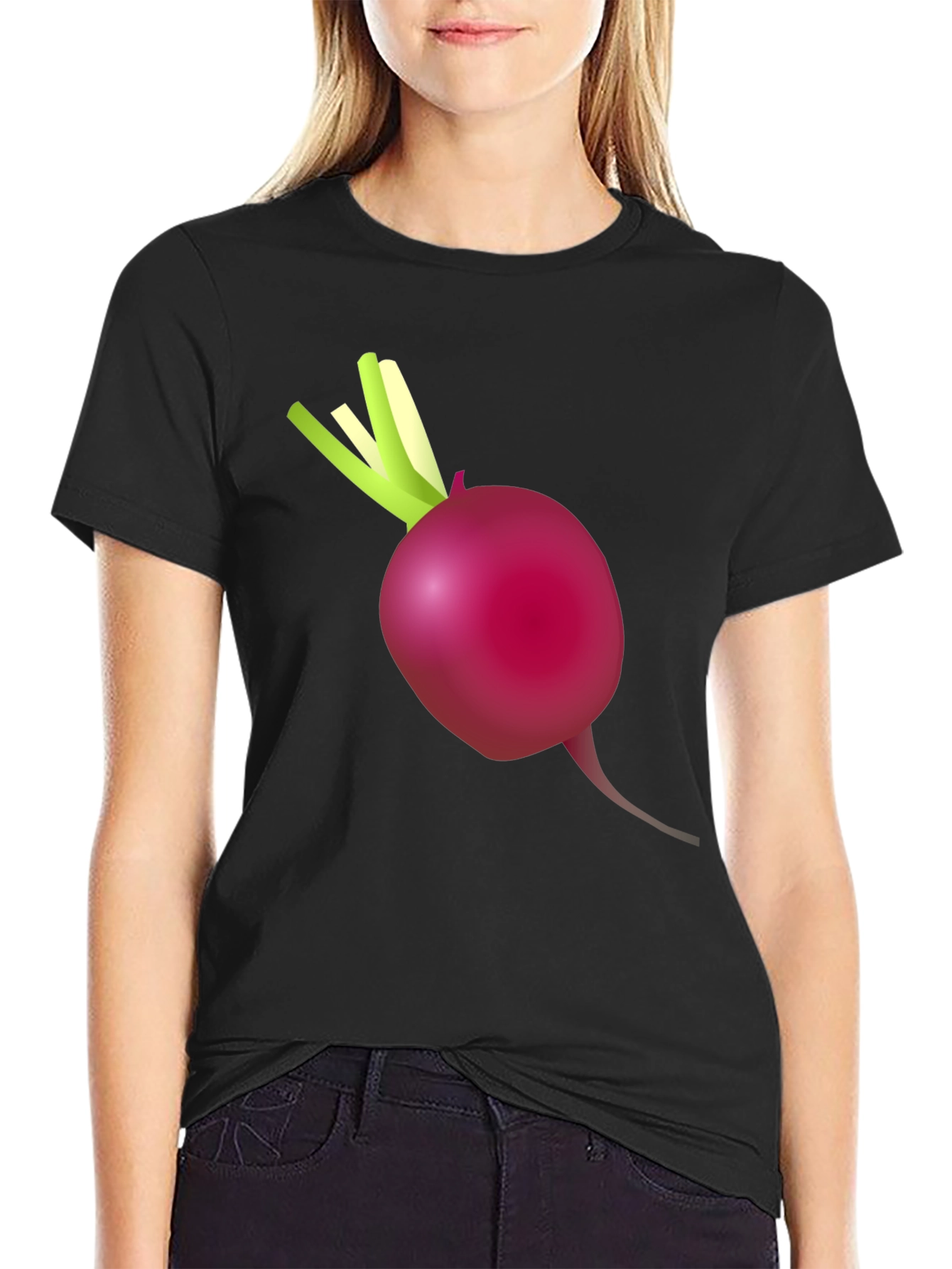 Black Radish Graphic T-Shirt - Casual Comfort view 2