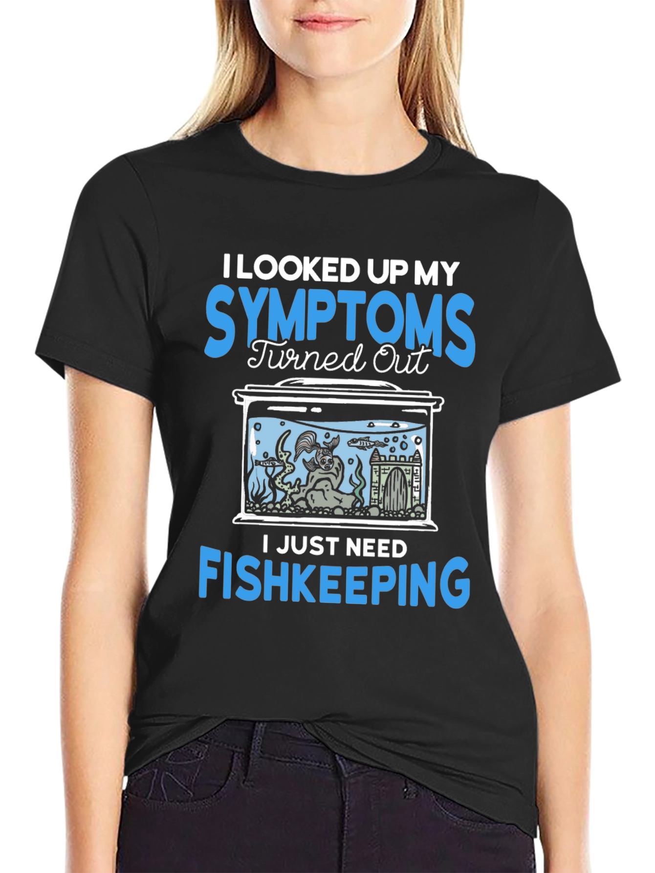 Fishkeeping T-Shirt: Symptoms Cure - 2
