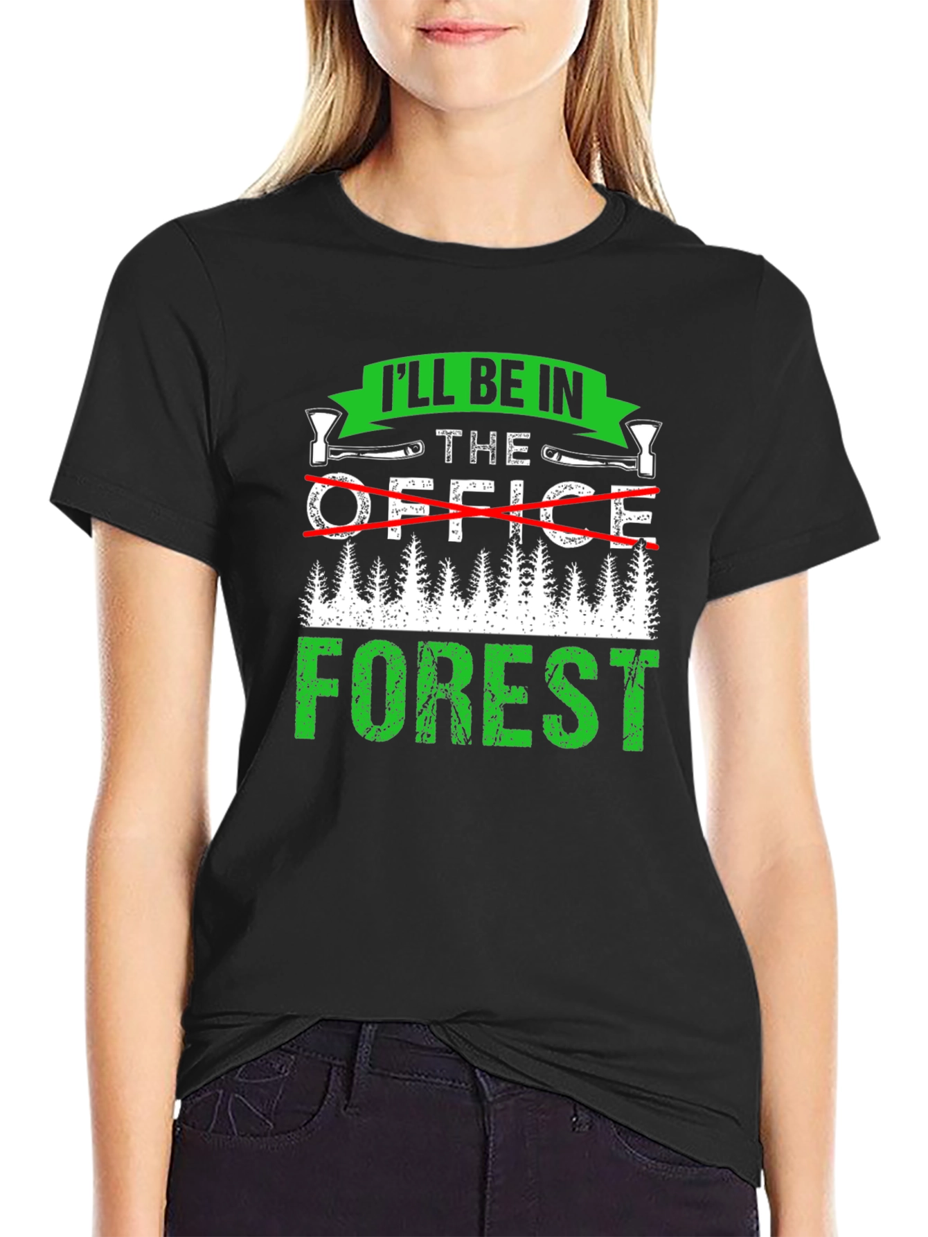 Black Forest Office Humor T-Shirt view 2