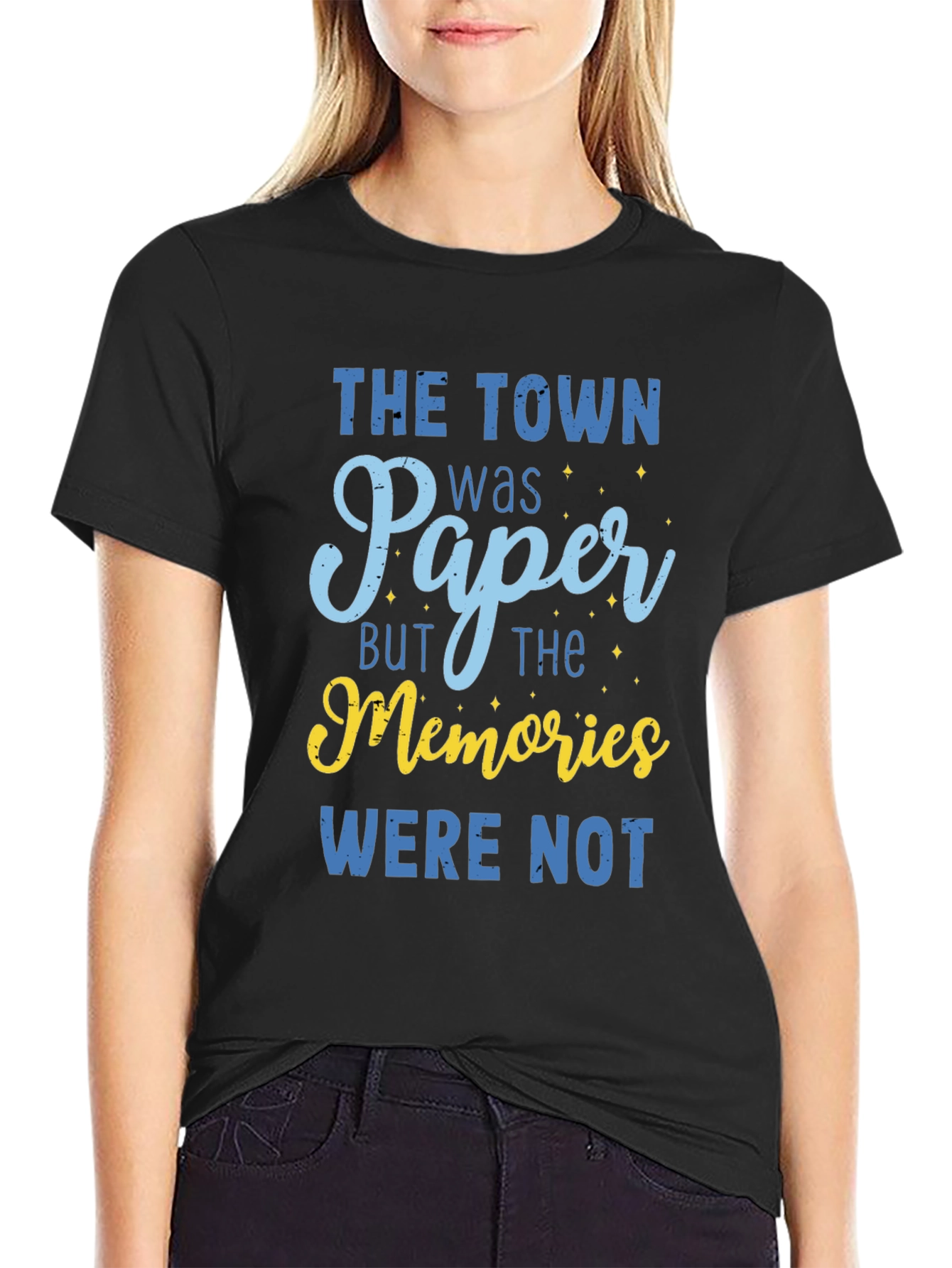 Black Paper Towns Graphic Tee view 2