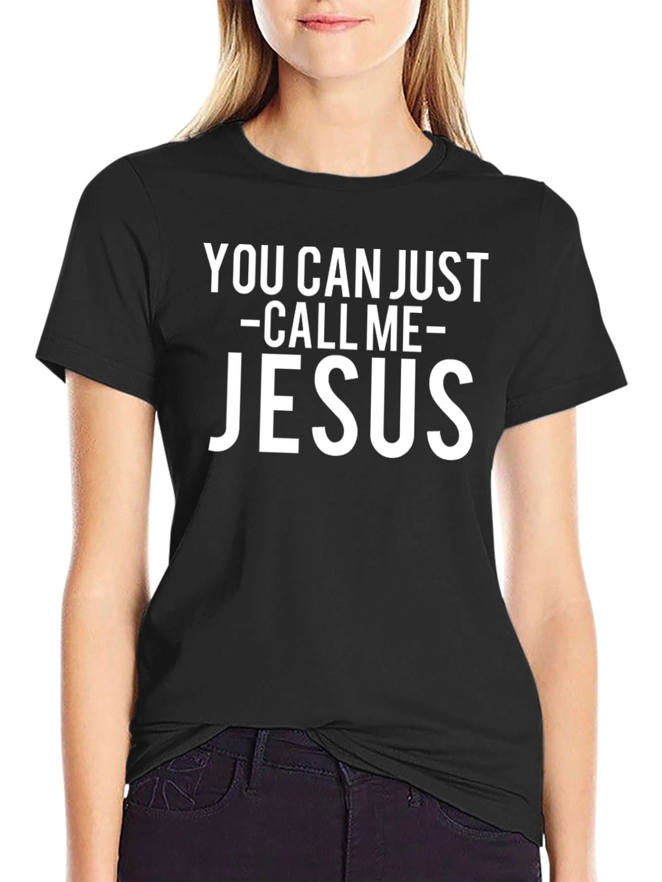 Call Me Jesus Graphic Tee - Funny Novelty T-Shirt - 2