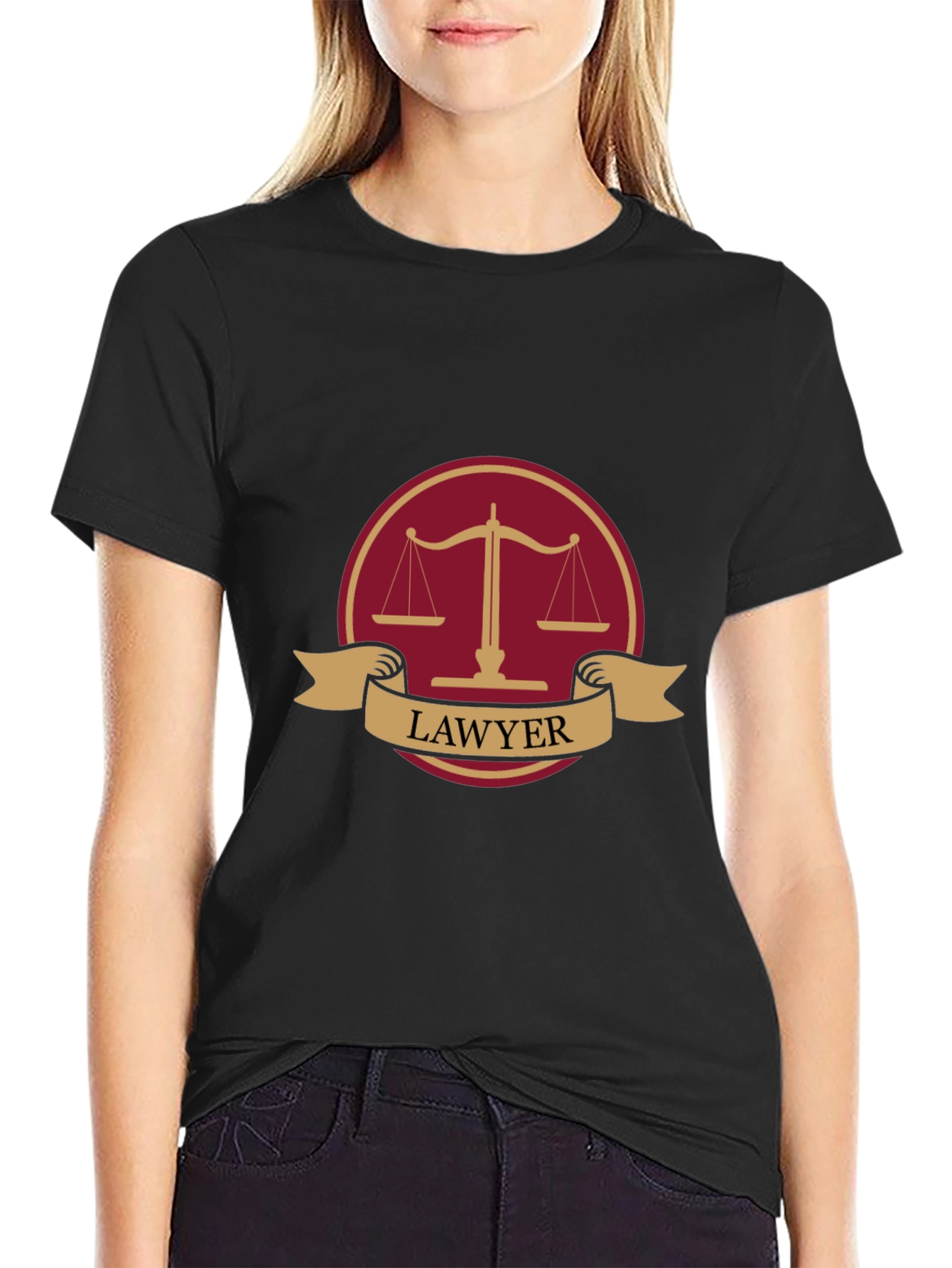 Lawyer Scales of Justice T-Shirt - Attorney Gift - 2