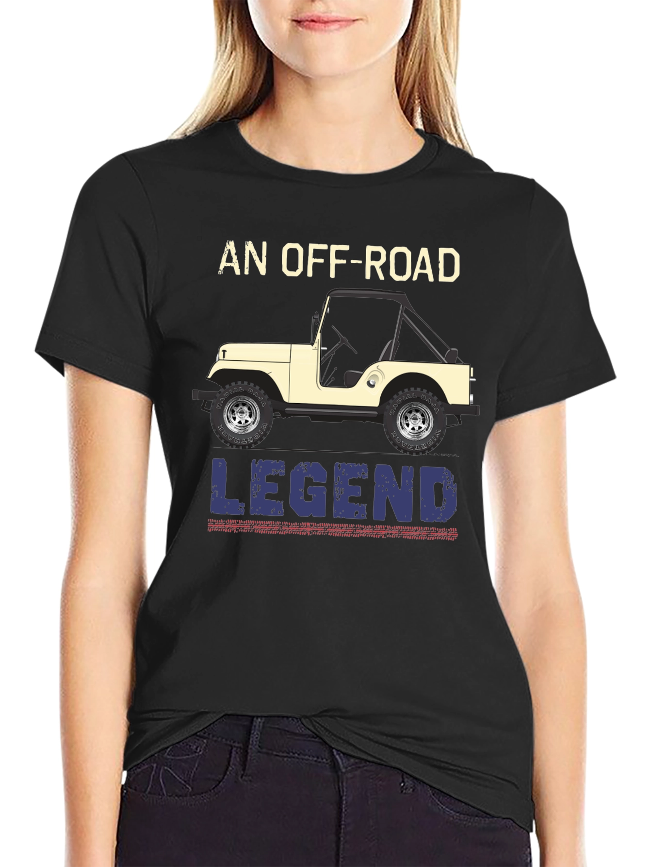 Black Off-Road Legend Graphic Tee view 2