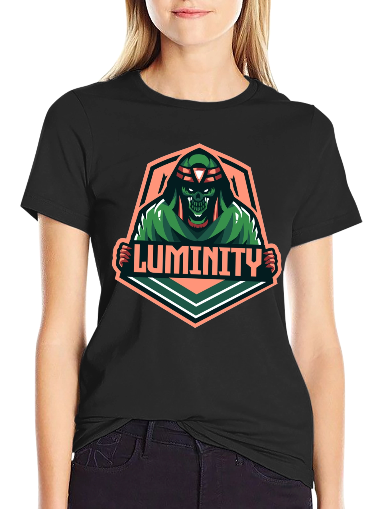Black Luminiity Graphic T-Shirt - Black view 2