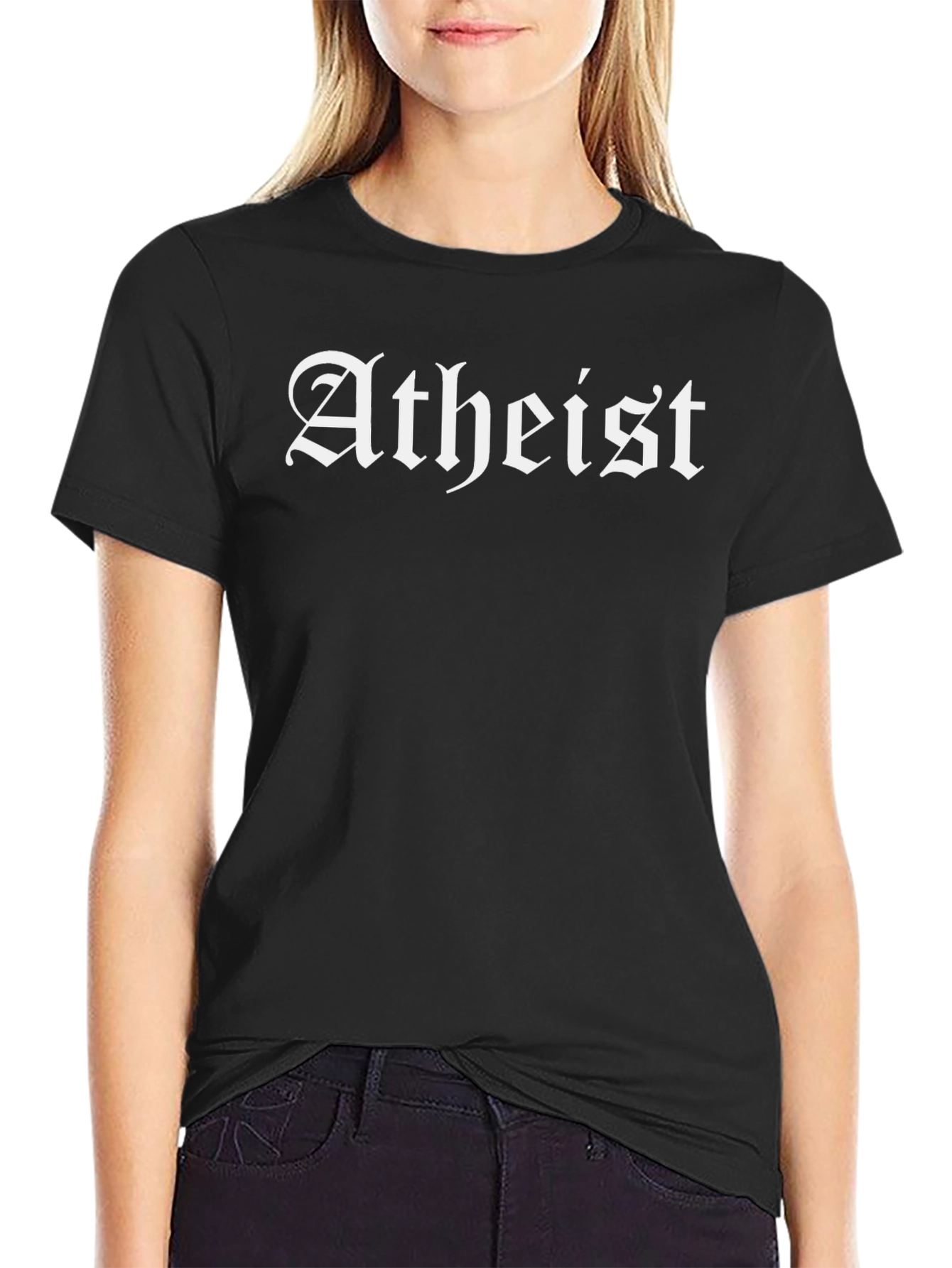 Black Atheist Black Crew Neck T-Shirt view 2