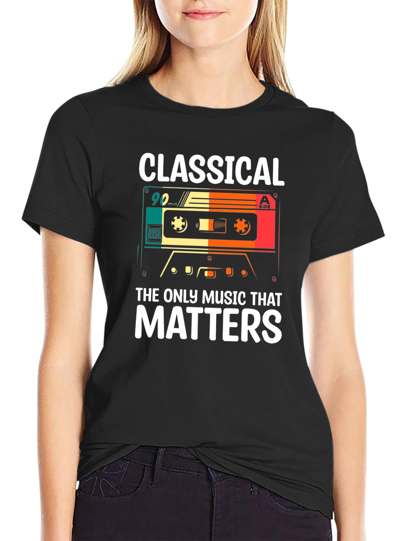 Black Classical Music Matters Graphic Tee view 2
