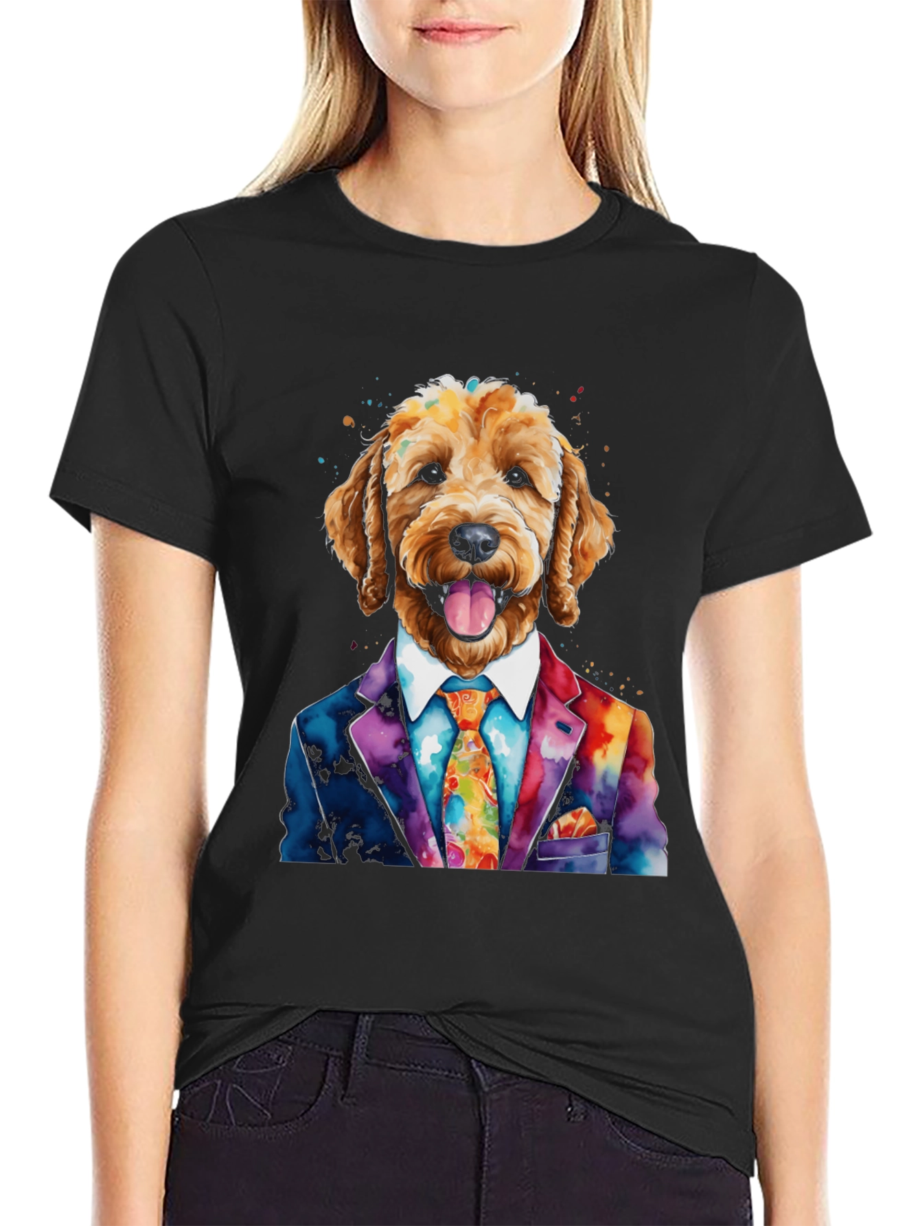 Dapper Doodle Dog T-Shirt - 2