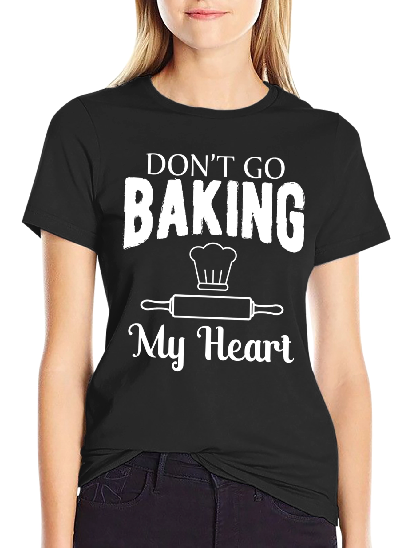 Black Don't Go Baking My Heart Graphic Tee view 2