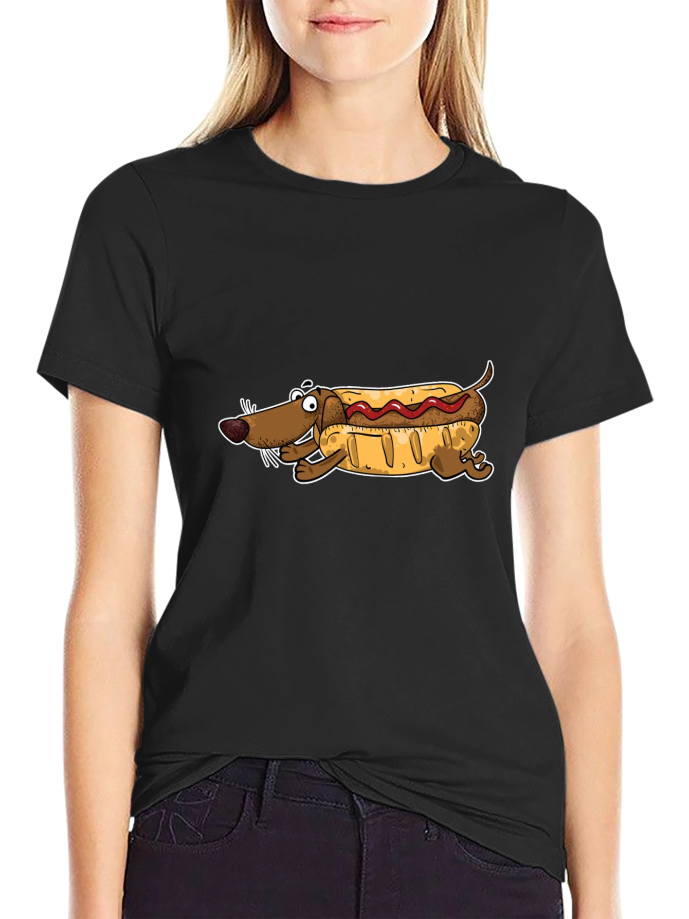 Hot Dog Dachshund T-Shirt - Funny Wiener Dog Tee - 2