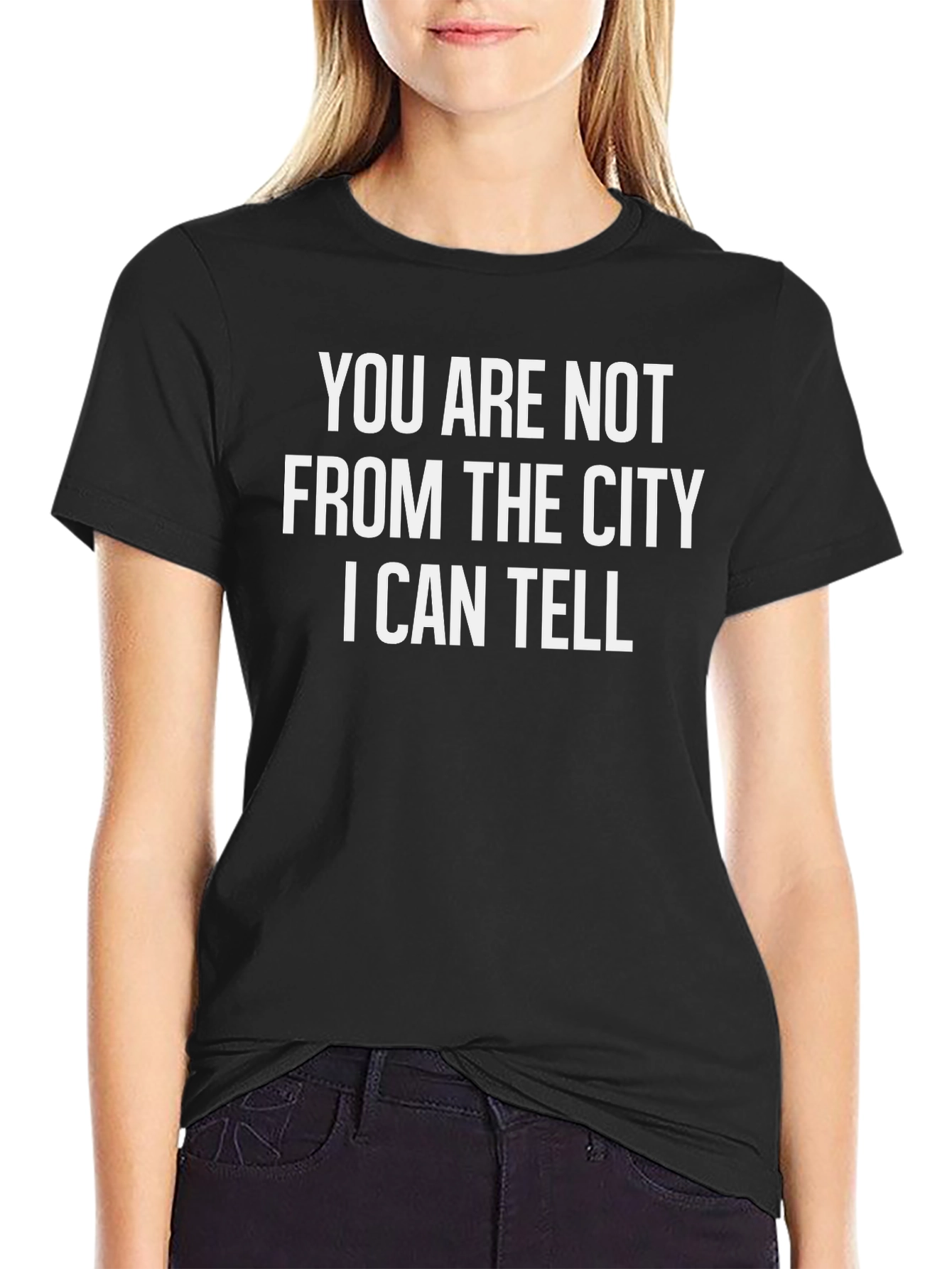Black You Are Not From The City T-Shirt view 2