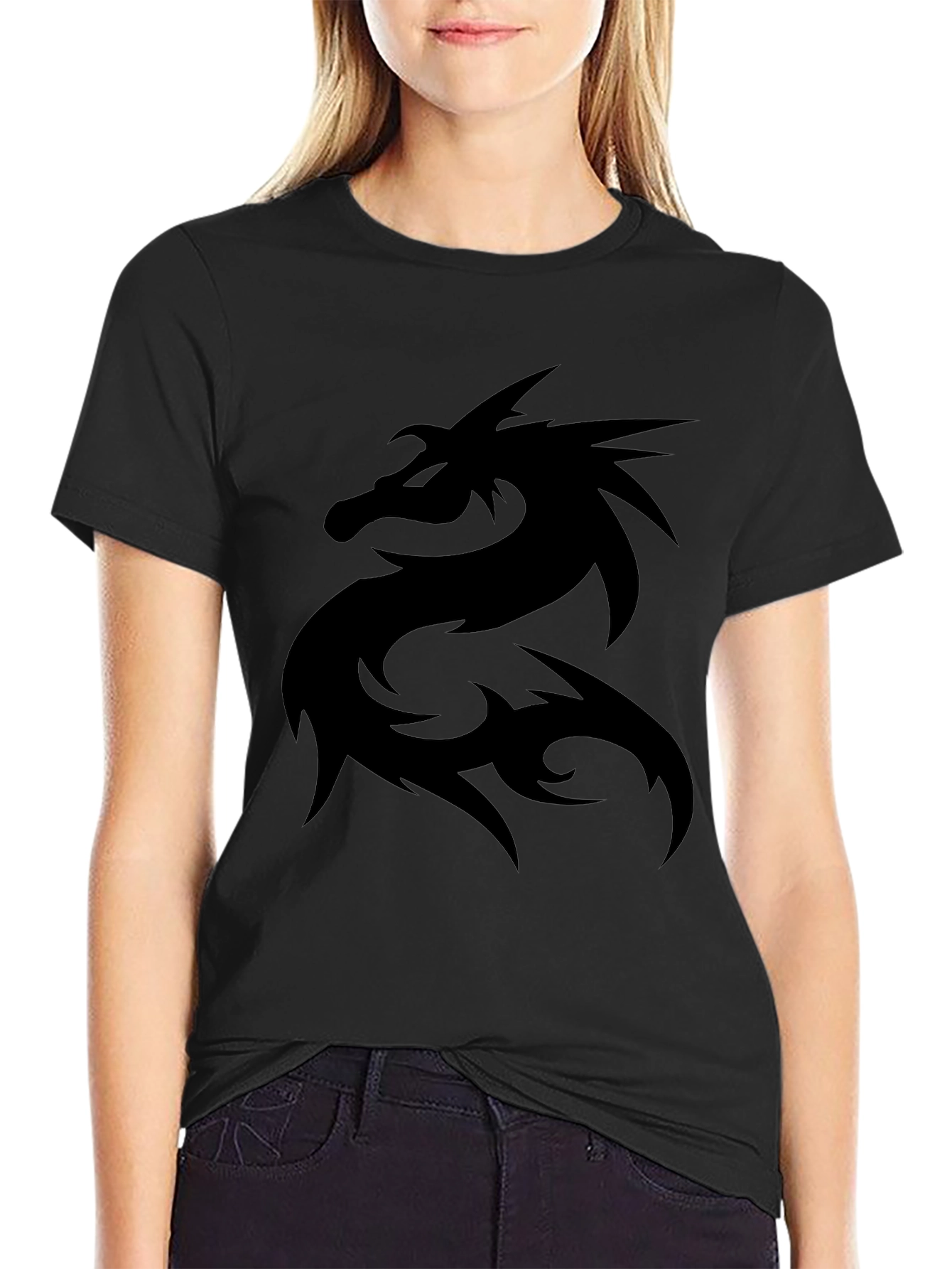 Black Black Dragon Graphic Tee - Men's Short Sleeve Shirt view 2