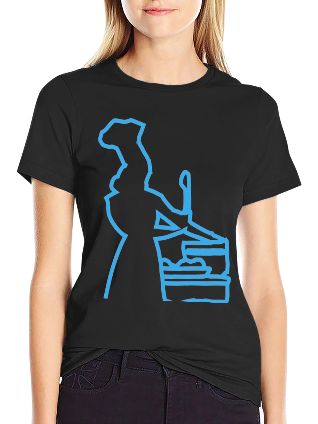 Black Chef Graphic T-Shirt - Cool, Unique Design! view 2