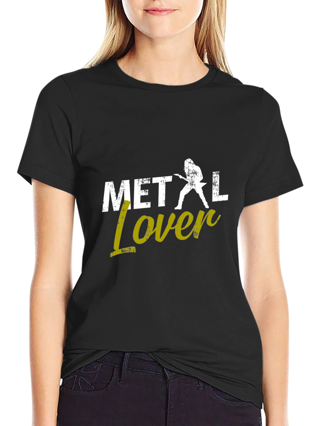 Black Metal Lover Graphic T-Shirt - Rock Music Fan Tee view 2