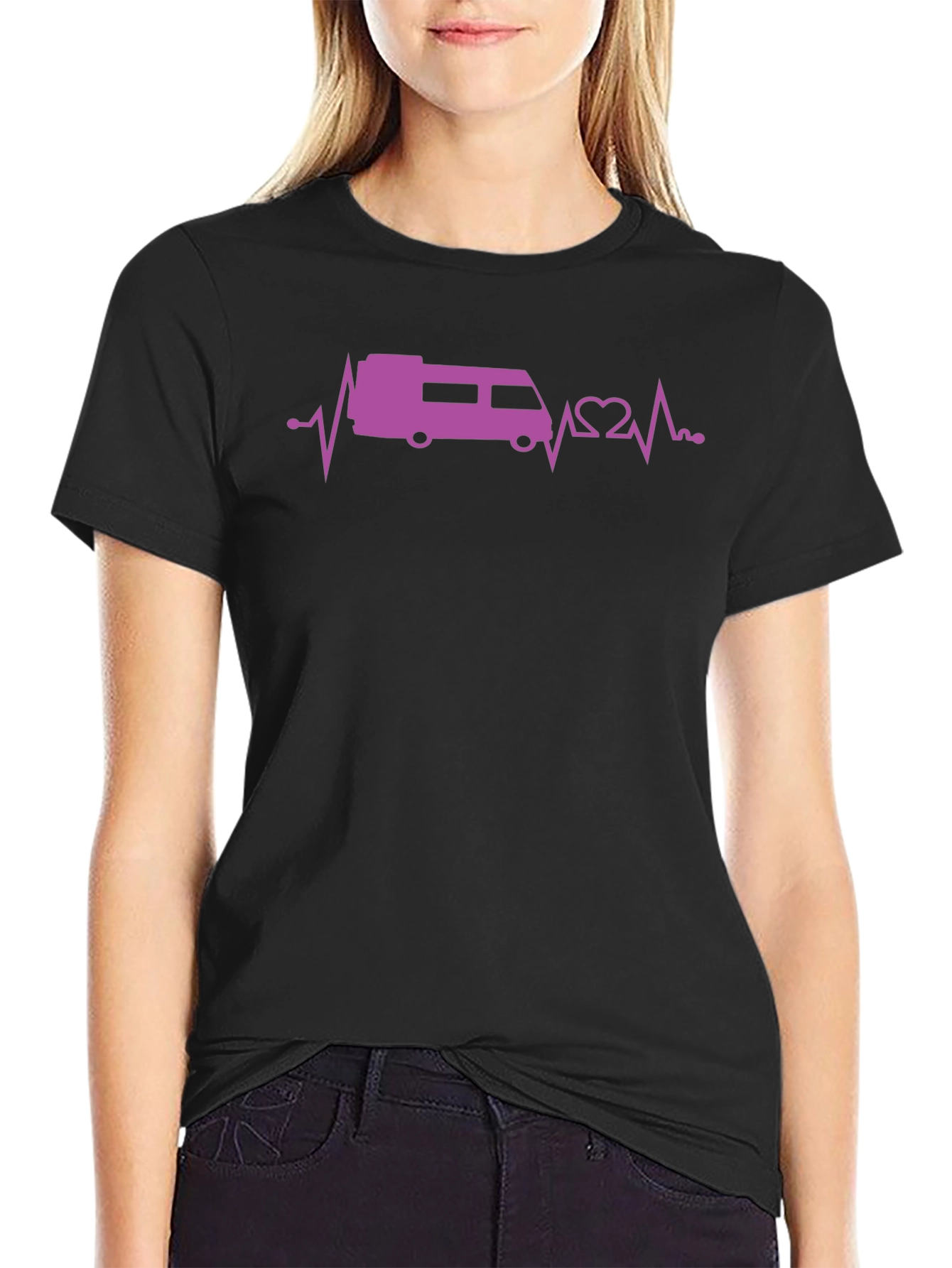 RV Heartbeat T-Shirt - Camper Love! - 2