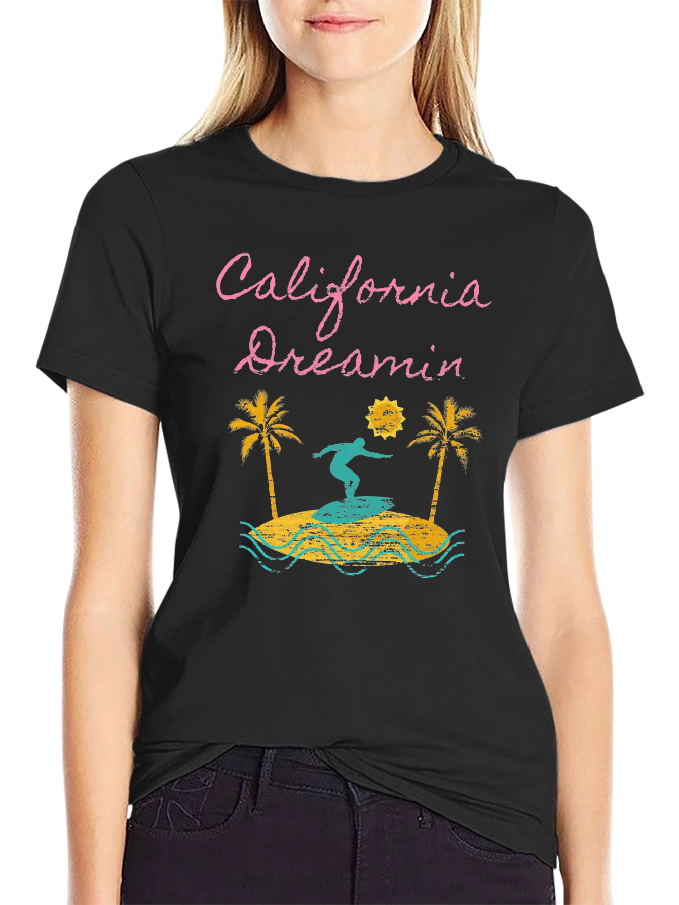 Black California Dreamin' Graphic Tee view 2