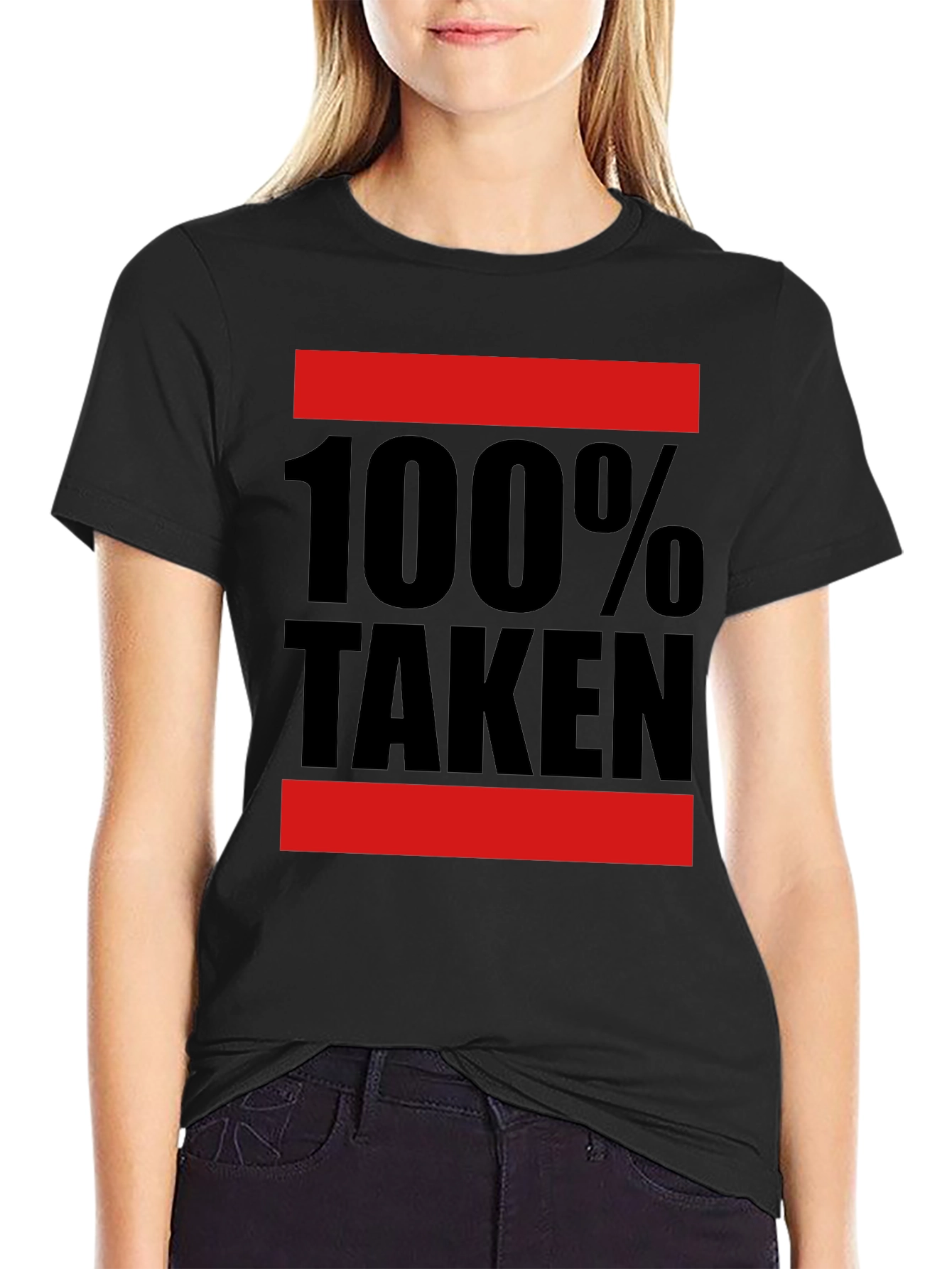 Black 100% Taken Graphic T-Shirt - Black view 2