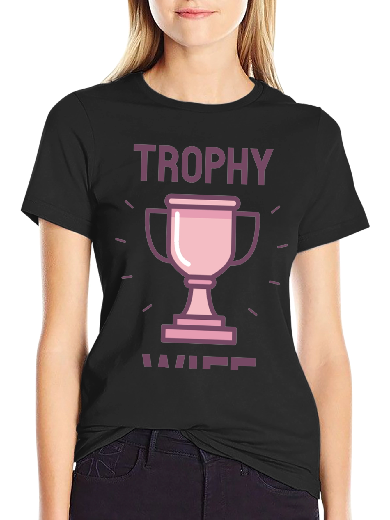 Black Trophy Wife Graphic Tee view 2