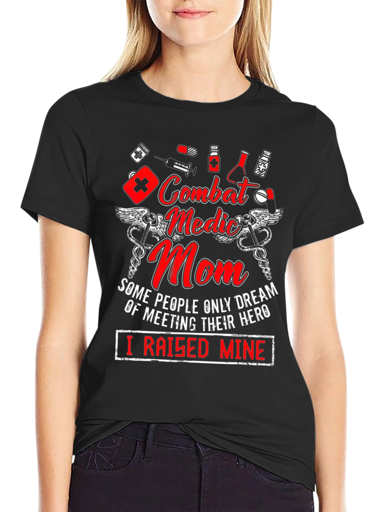 Combat Medic Mom Graphic Tee - 2