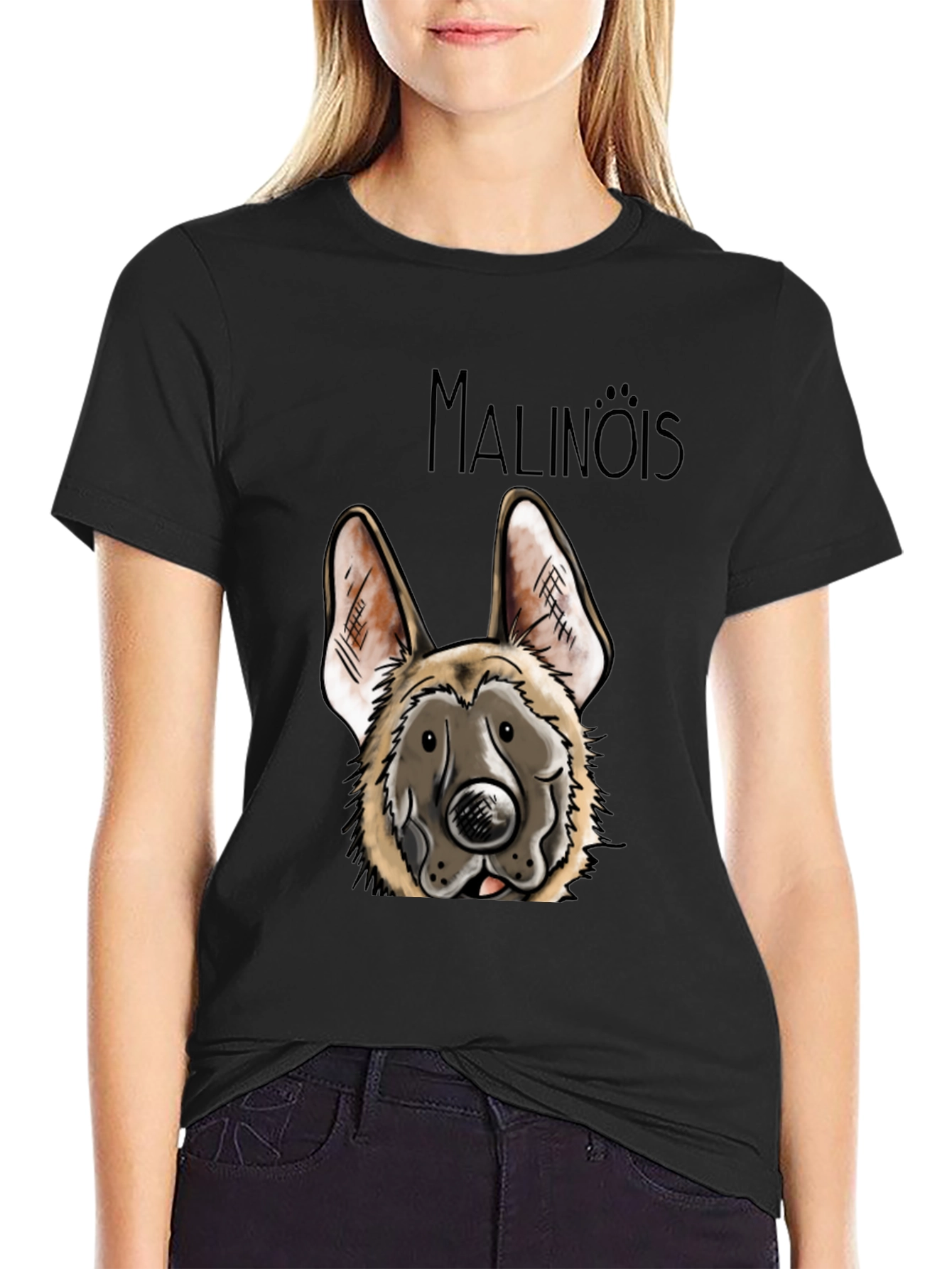Malinois Dog Breed T-Shirt, Belgian Shepherd Tee - 2