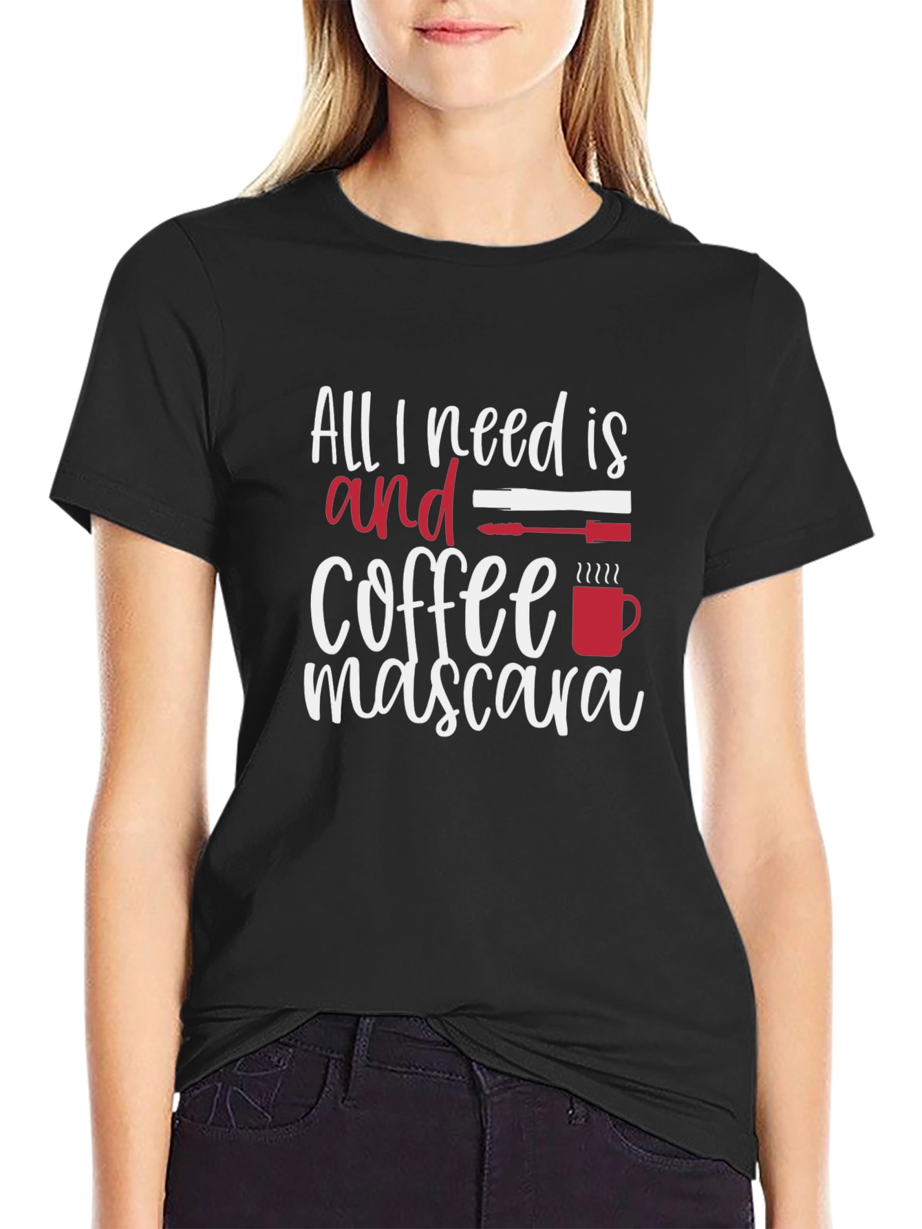 Black Coffee & Mascara Graphic Tee view 2
