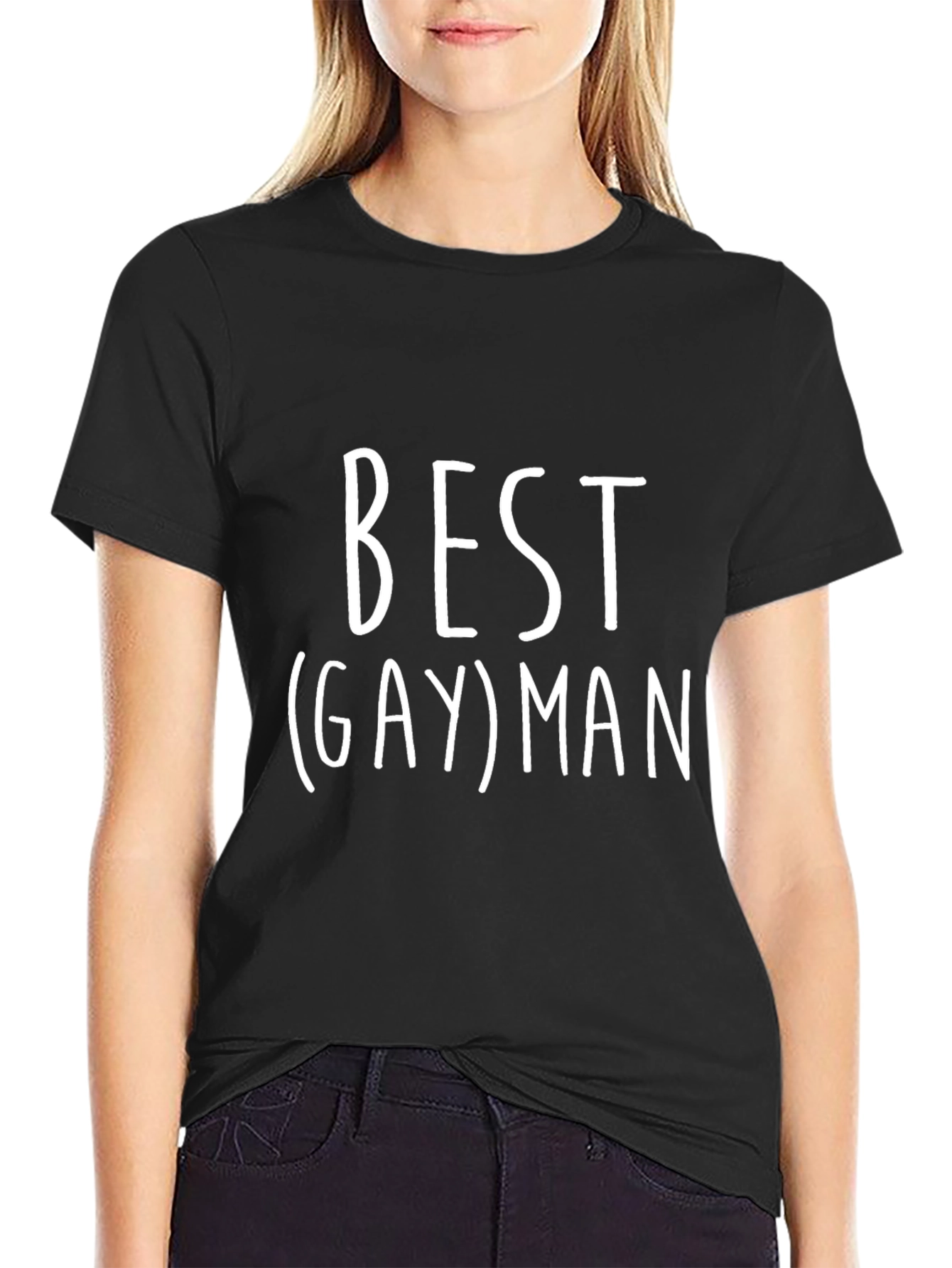 Black Best (Gay) Man Graphic Tee - Soft Cotton view 2
