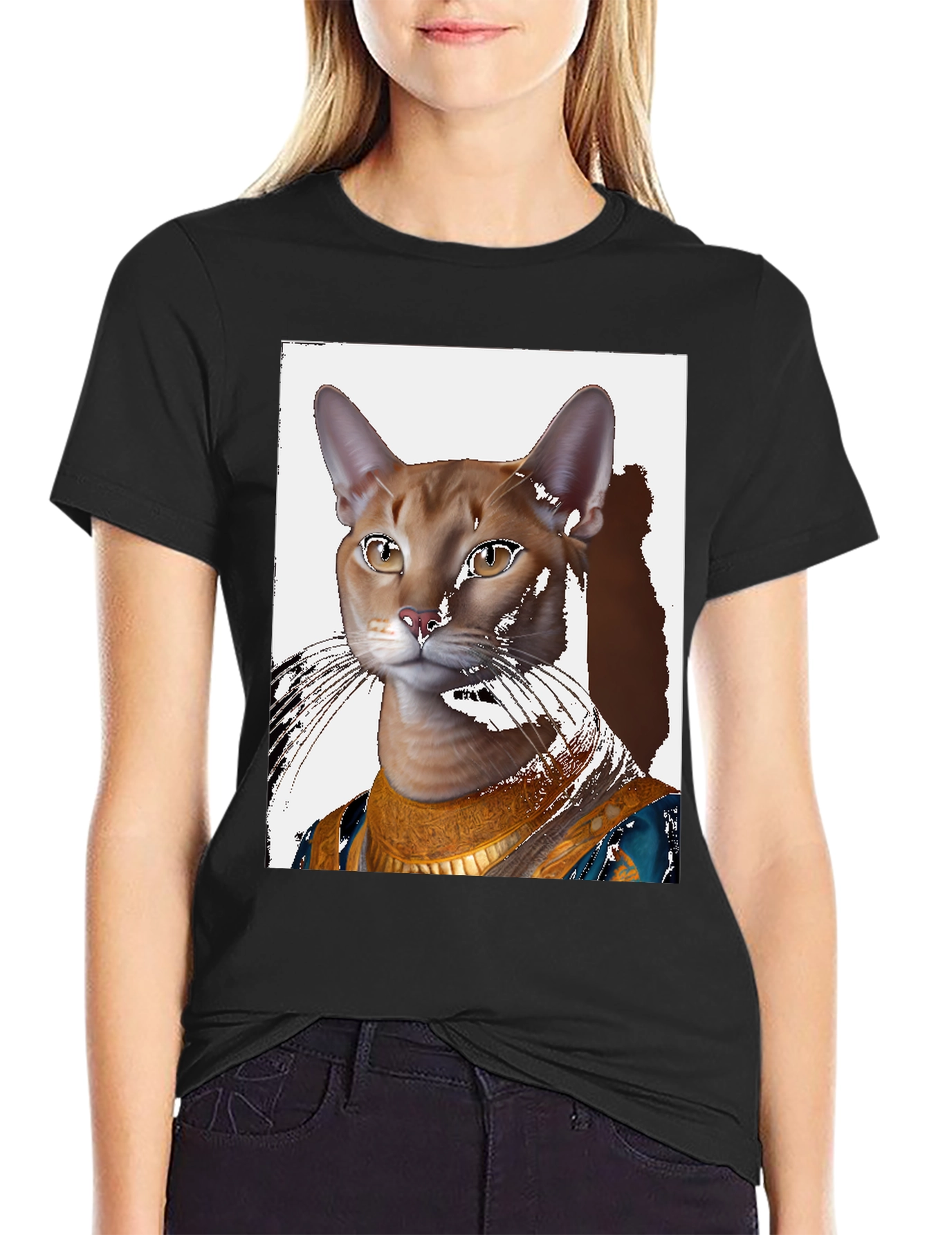 Black Cat King T-Shirt view 2