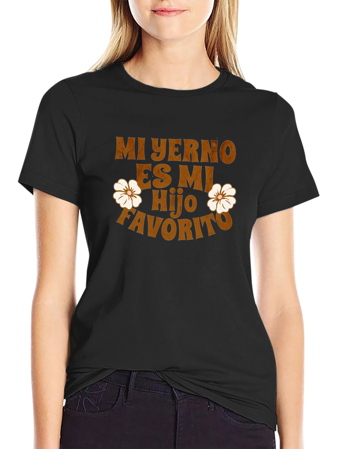 Black Mi Yerno Es Mi Hijo Favorito Graphic Tee view 2
