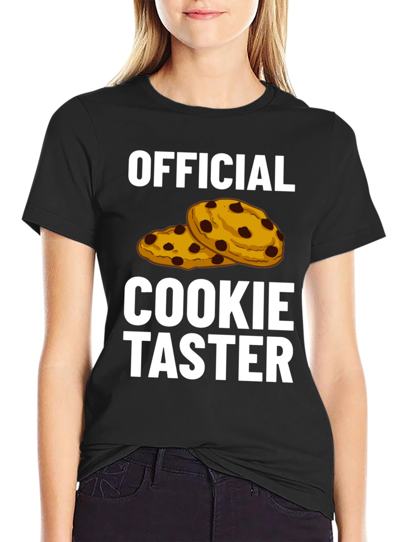 Black Official Cookie Taster Graphic Tee view 2