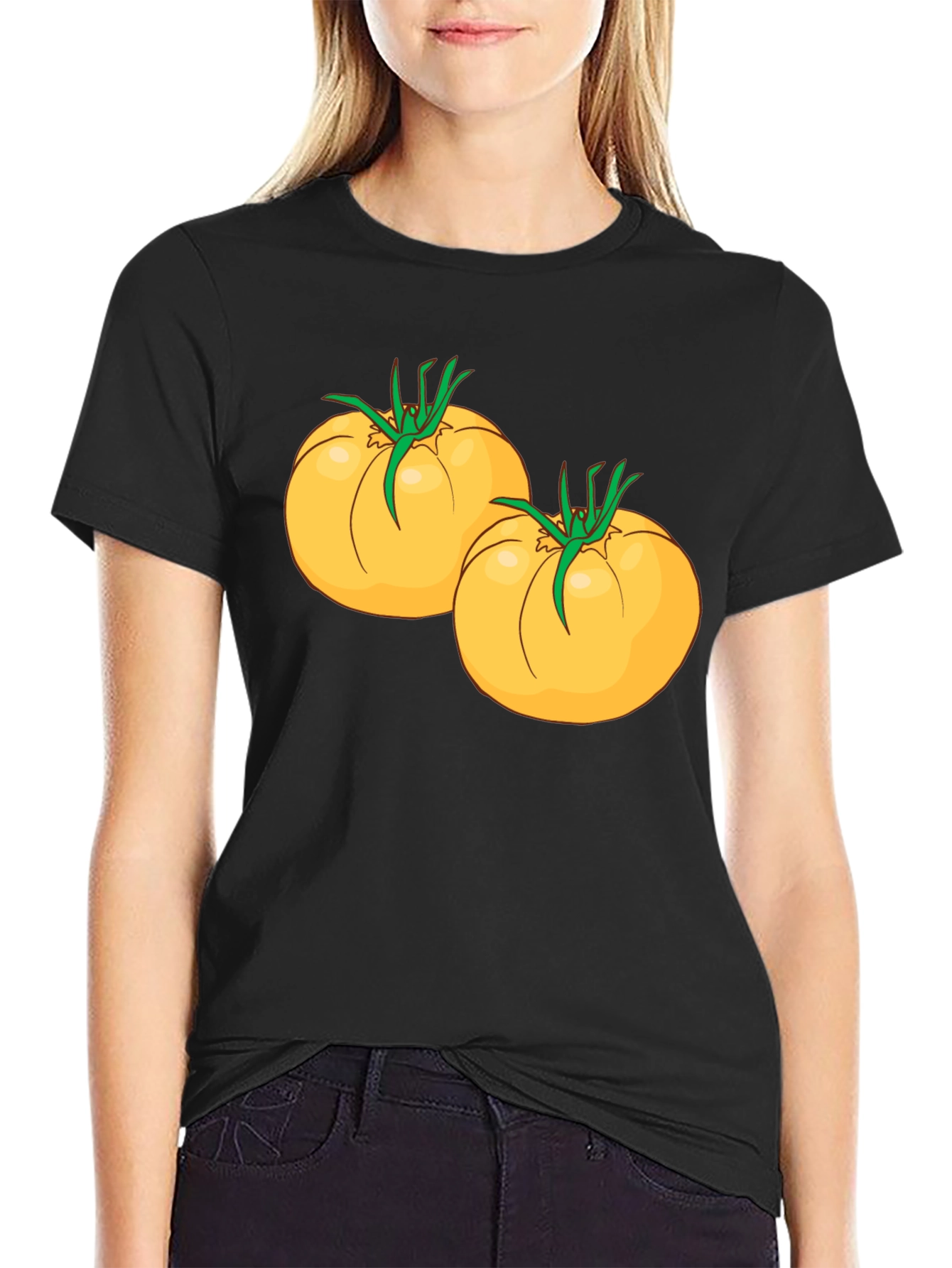 Tomato Graphic Black T-Shirt - 2