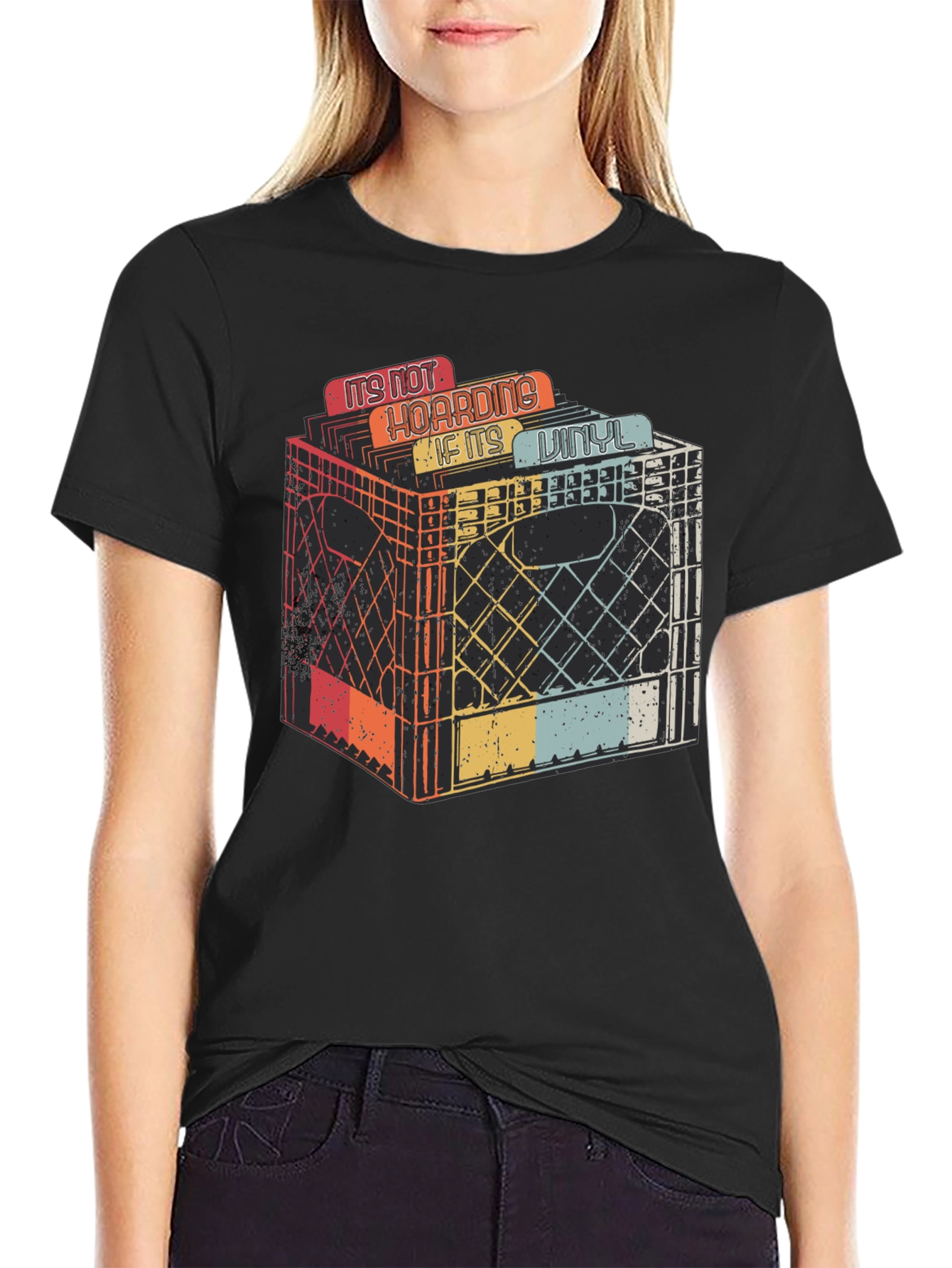 Vinyl Record Collector T-Shirt - Hoarding Graphic Tee - 2