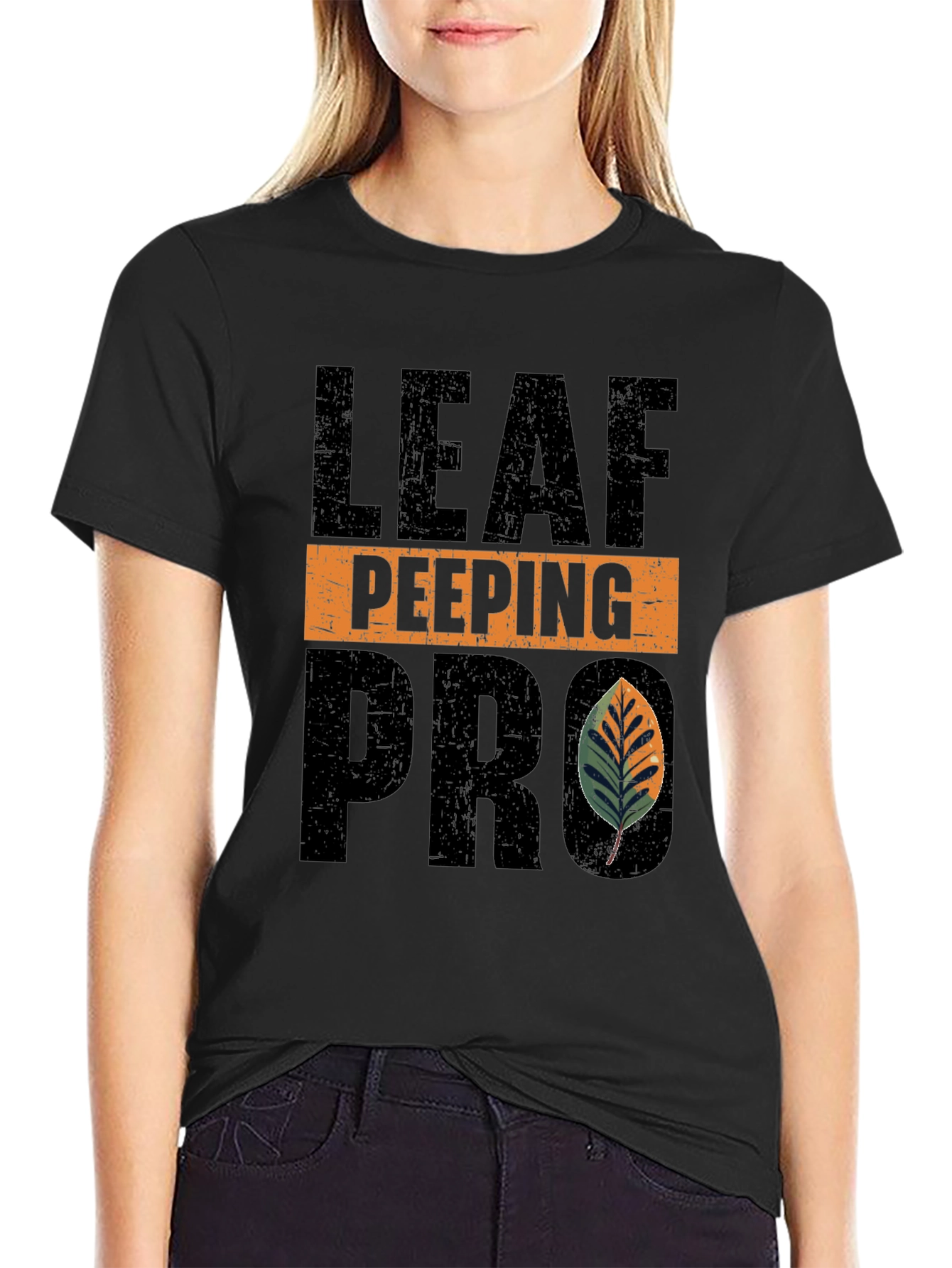 Leaf Peeping Pro T-Shirt, Fall Apparel - 2