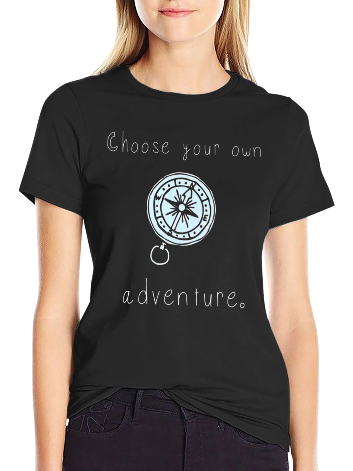 Black Choose Your Own Adventure Graphic Tee view 2