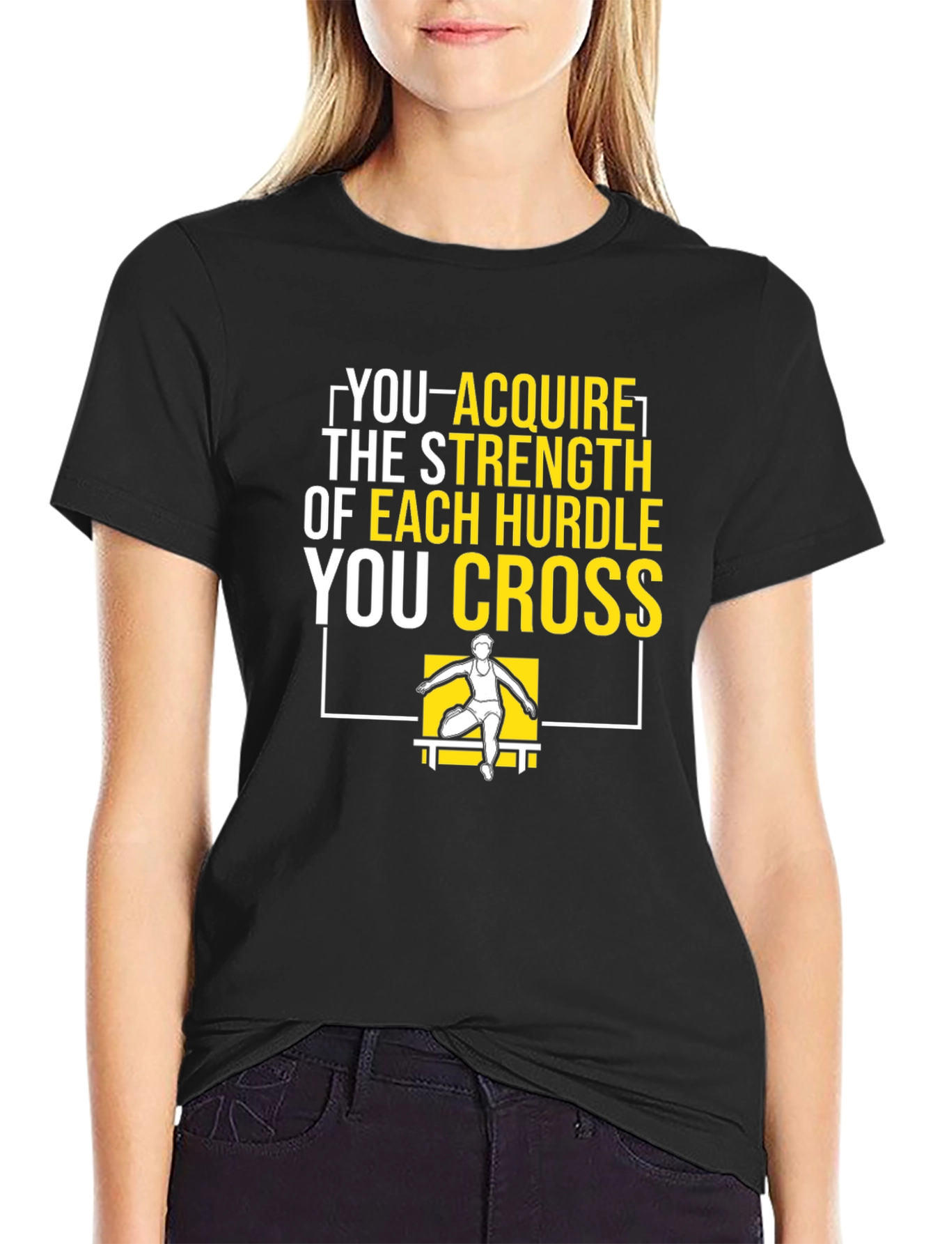 Black Strength Hurdle Cross T-Shirt view 2