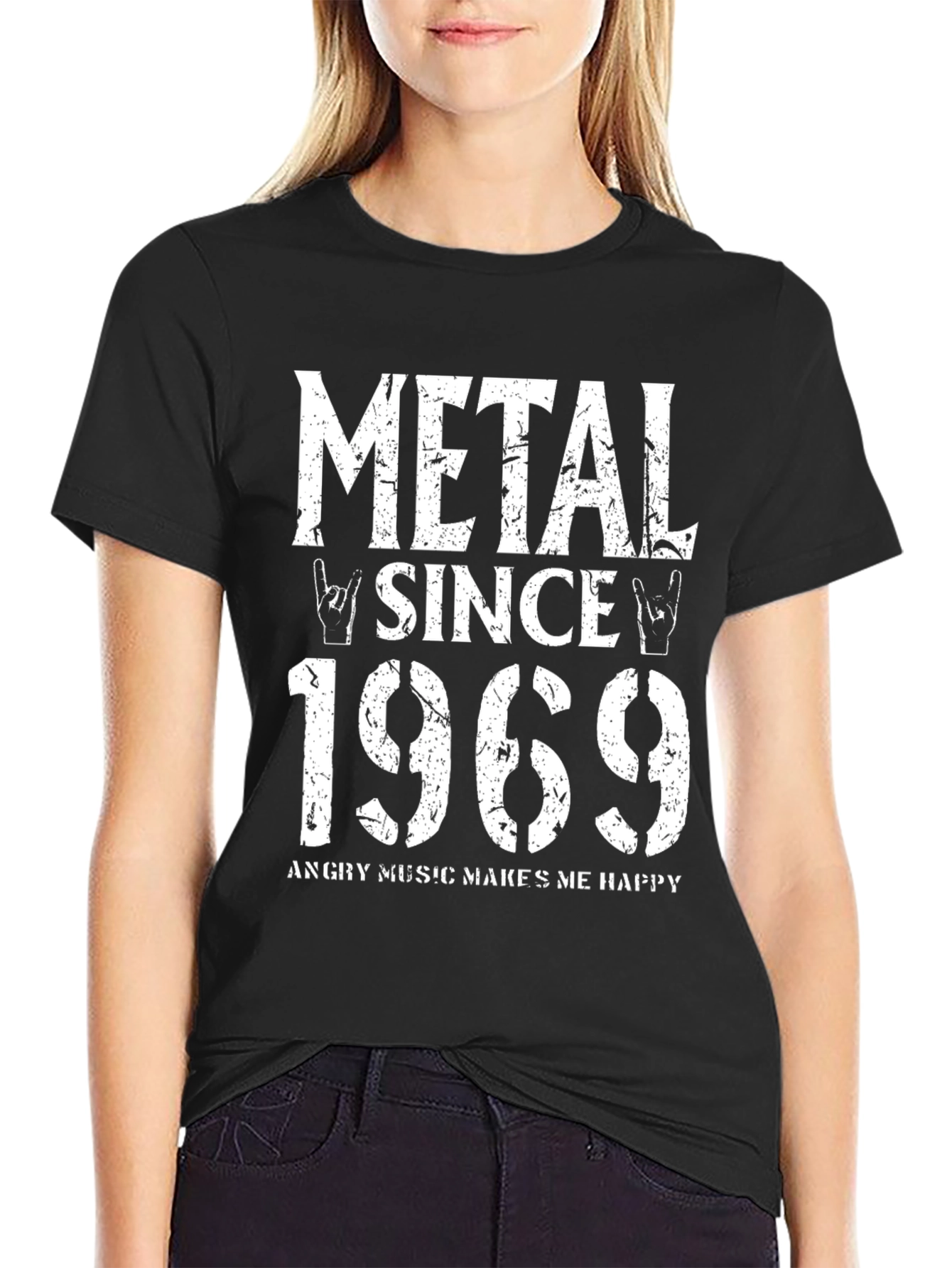 Black Metal Since 1969 Graphic Tee - Rock and Roll T-Shirt view 2