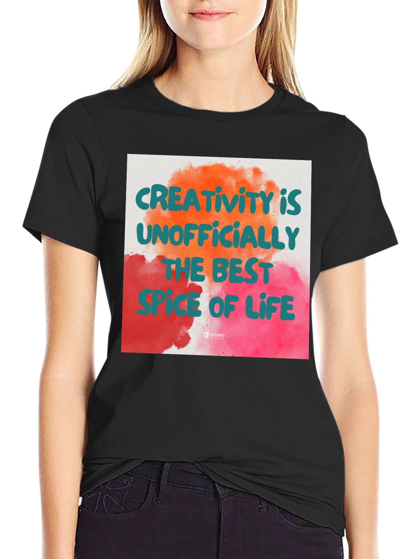 Black Creativity Spice of Life Graphic Tee view 2