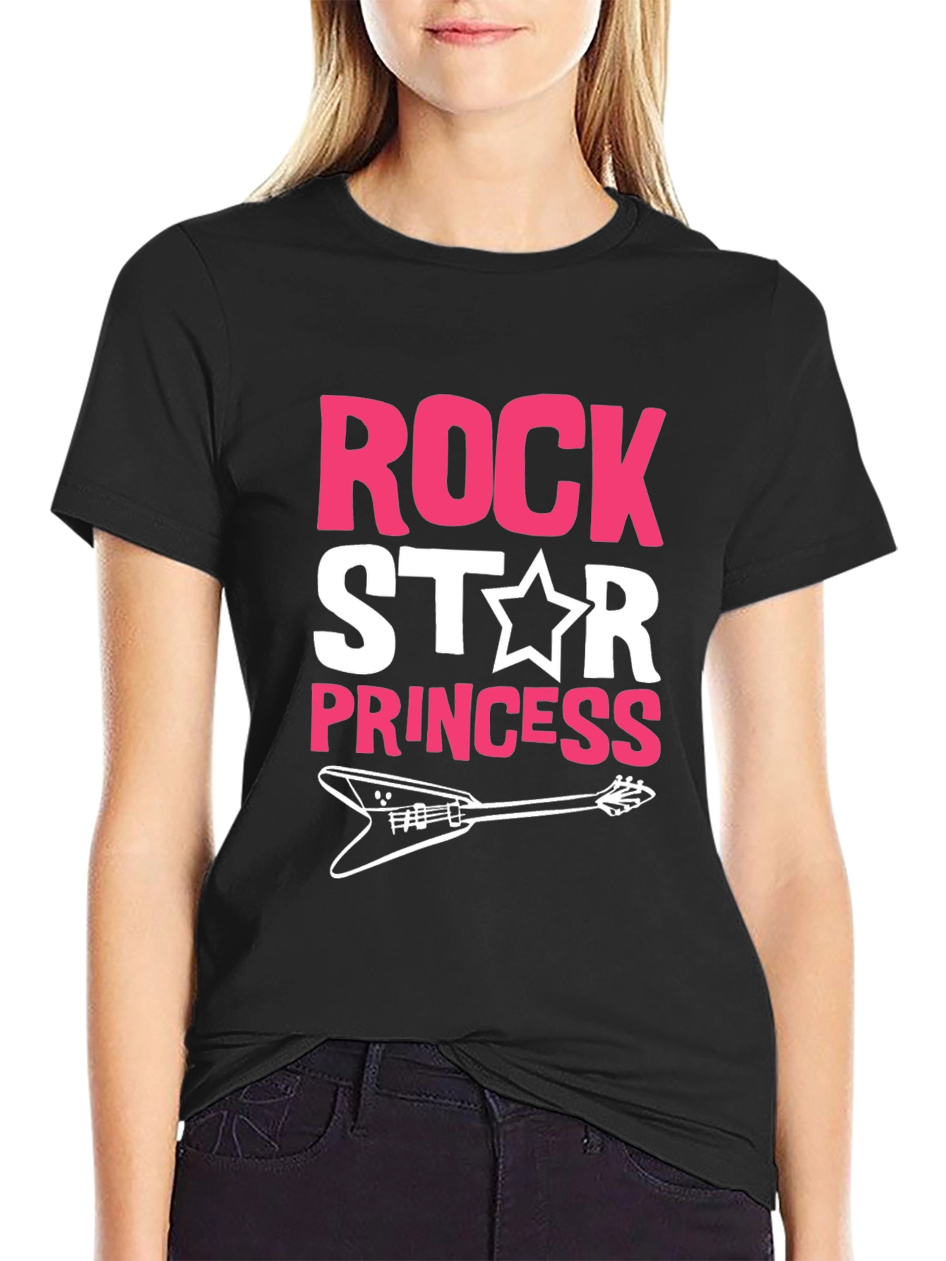 Black Rock Star Princess Graphic Tee view 2