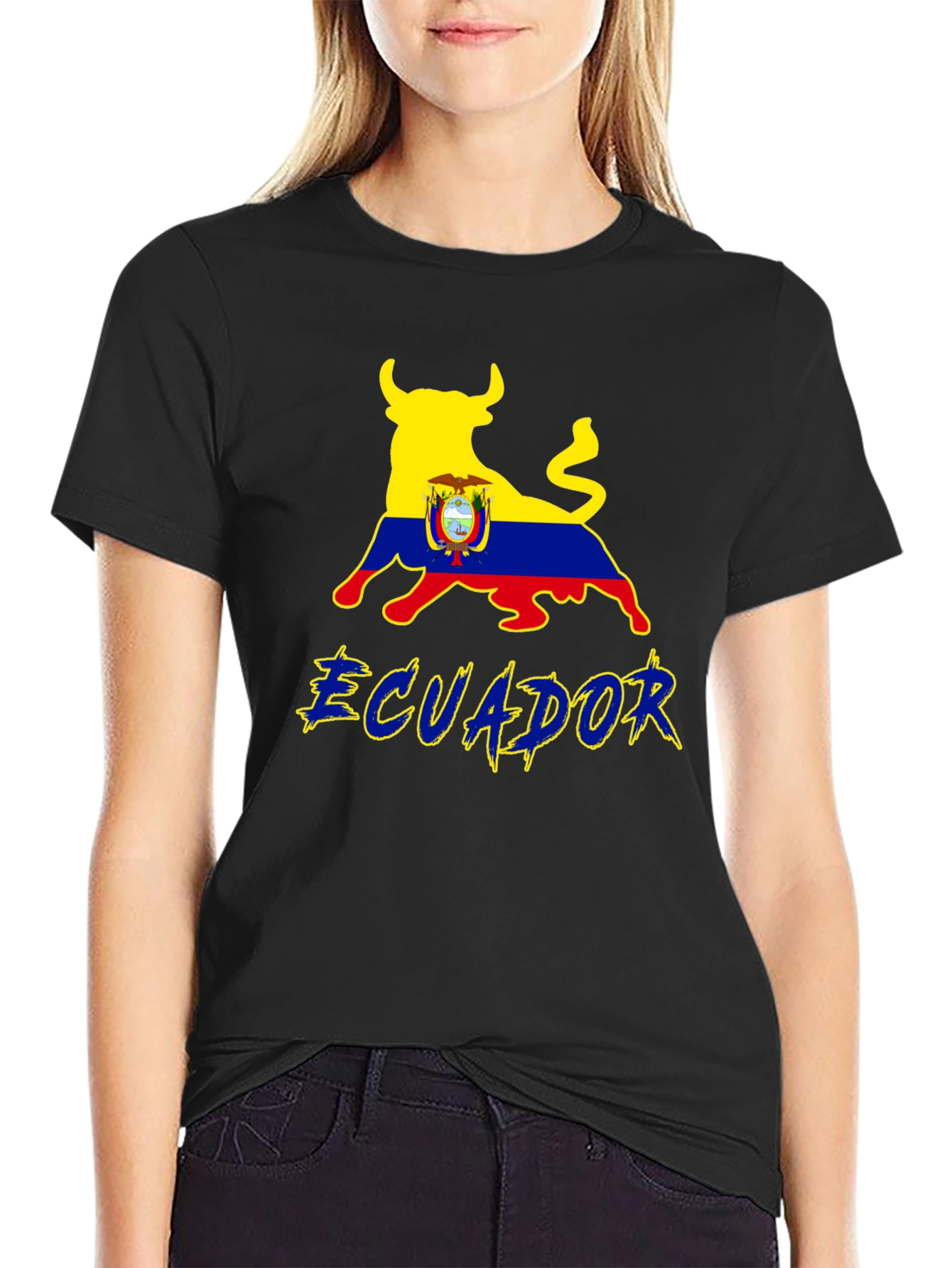 Ecuador Bull Flag T-Shirt - 2