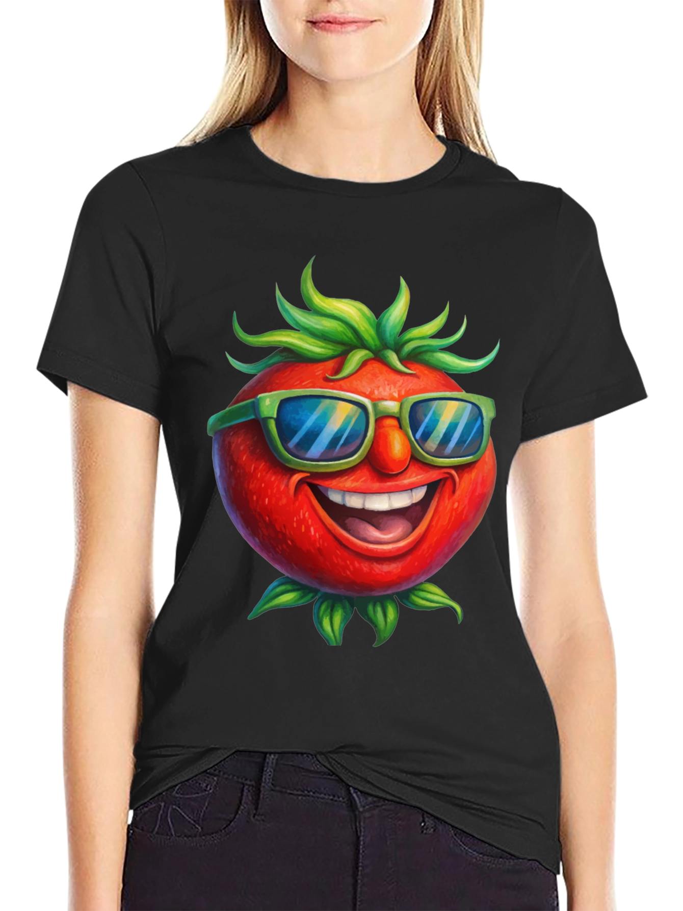 Black Tomato Character Graphic Tee view 2