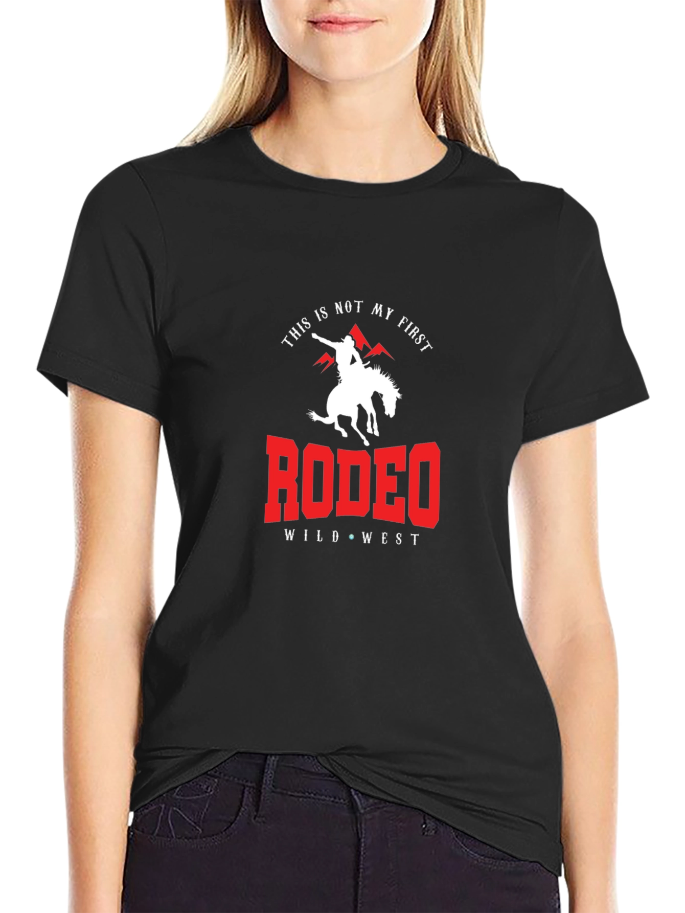 Black Rodeo Wild West Graphic Tee view 2