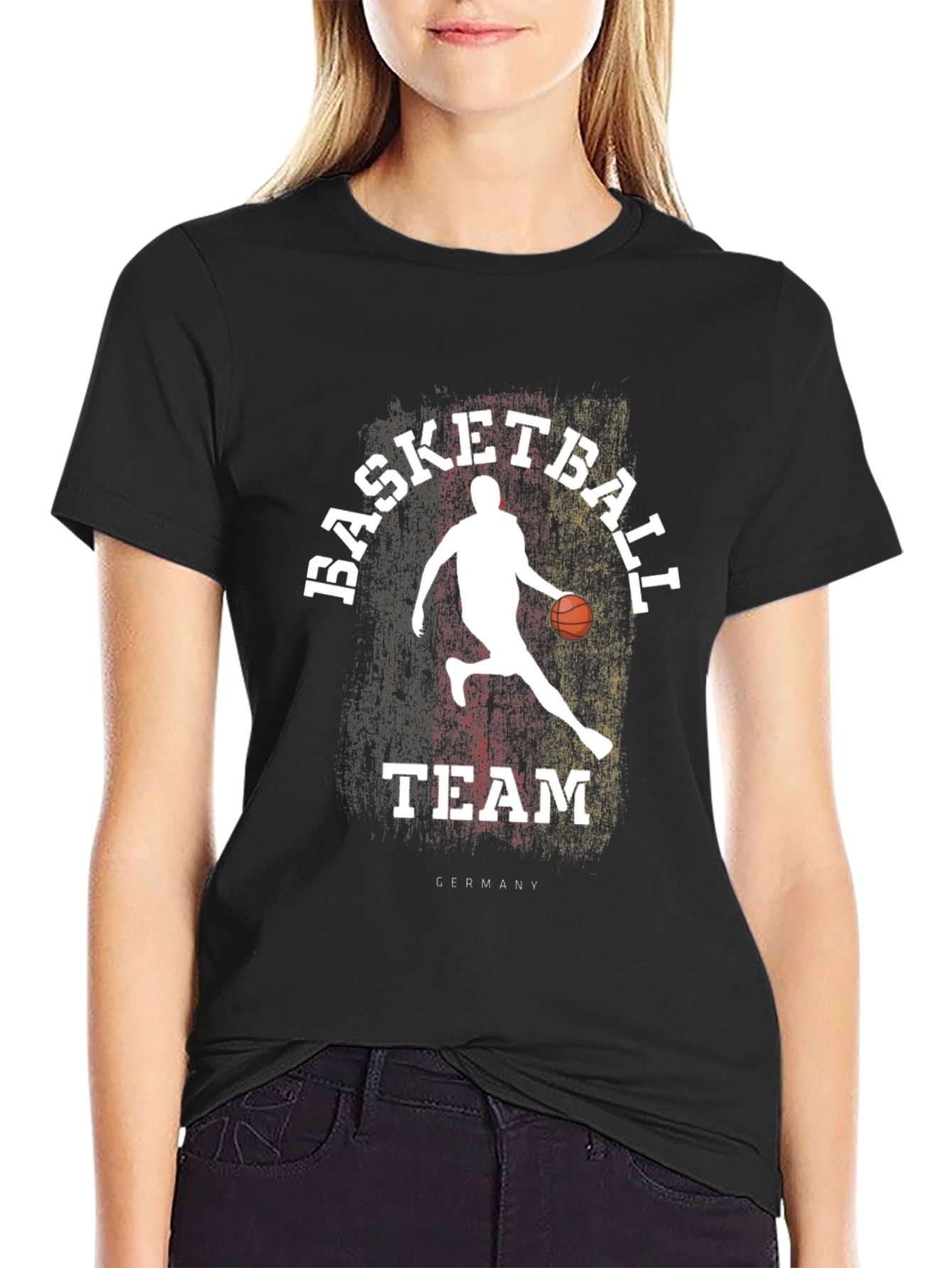 Germany Basketball Team Black T-Shirt - 2
