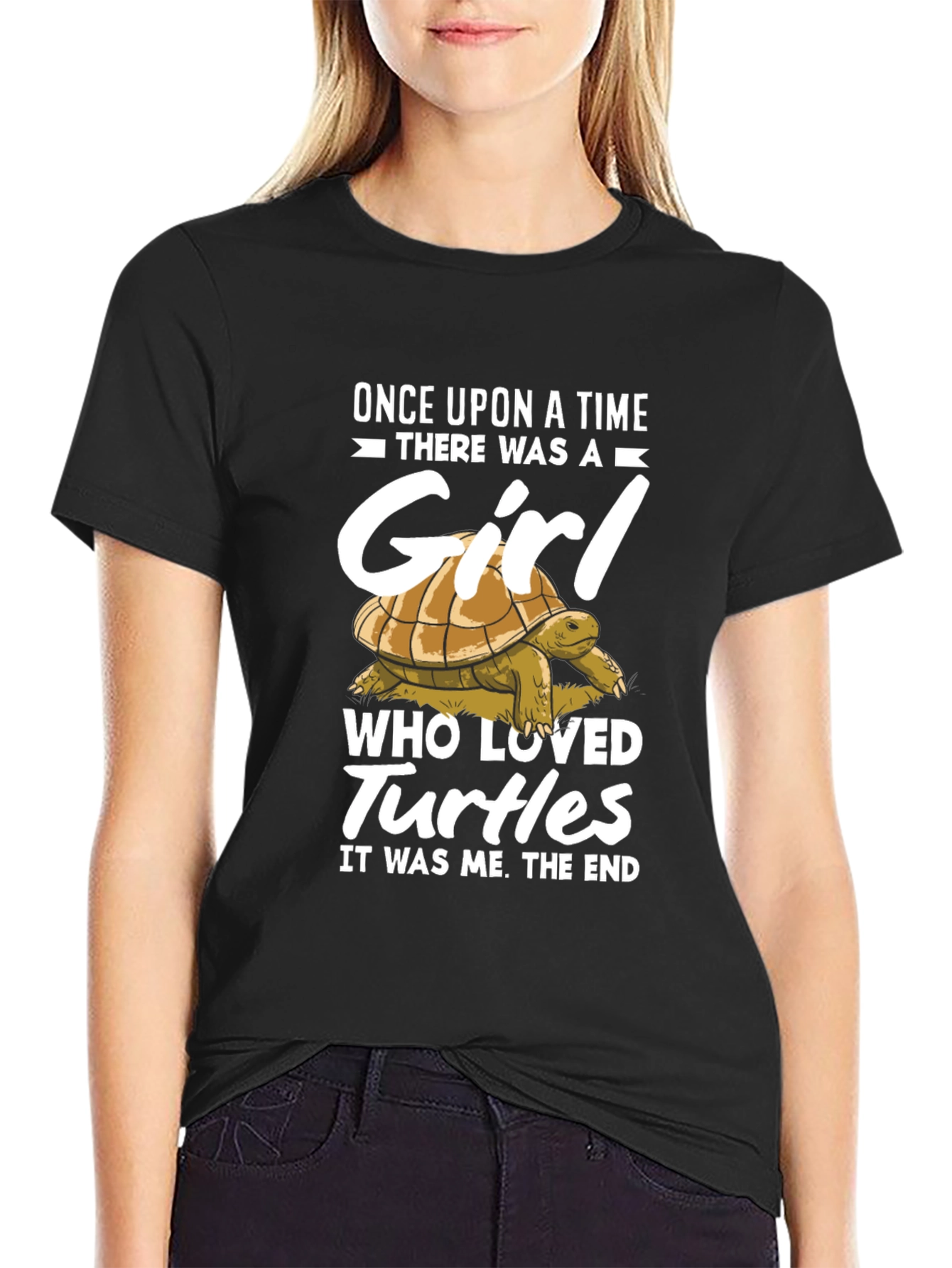 Black Turtle Lover T-Shirt - Once Upon A Time Girl's Tee view 2