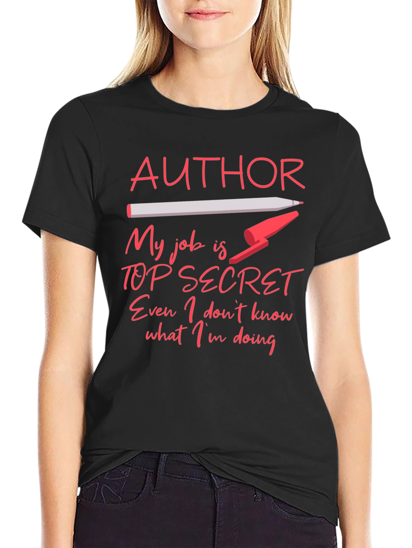 Author Top Secret Job T-Shirt - 2