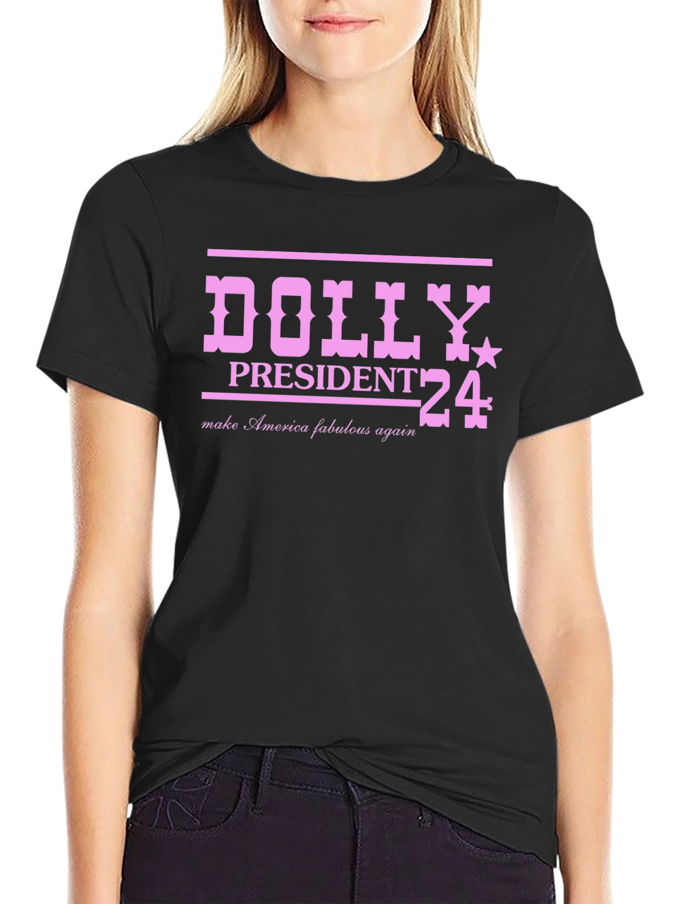 Dolly President 24 Black T-Shirt - 2