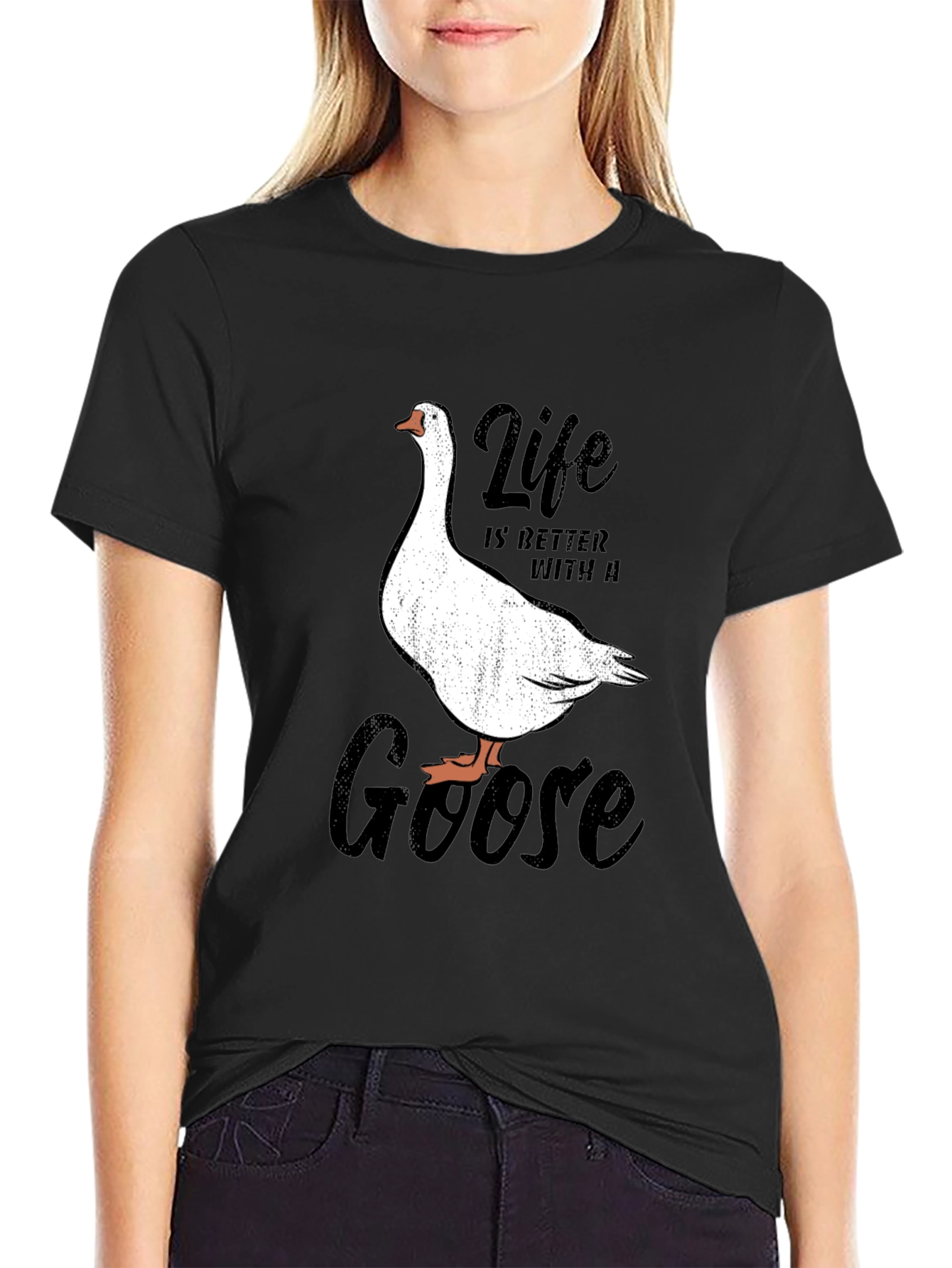 Life is Better with a Goose T-Shirt - 2