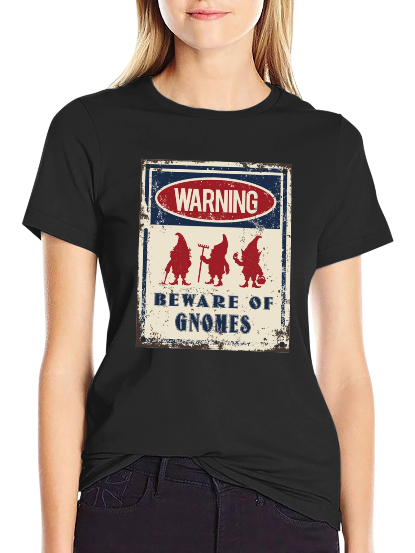 Beware of Gnomes Graphic Tee - 2