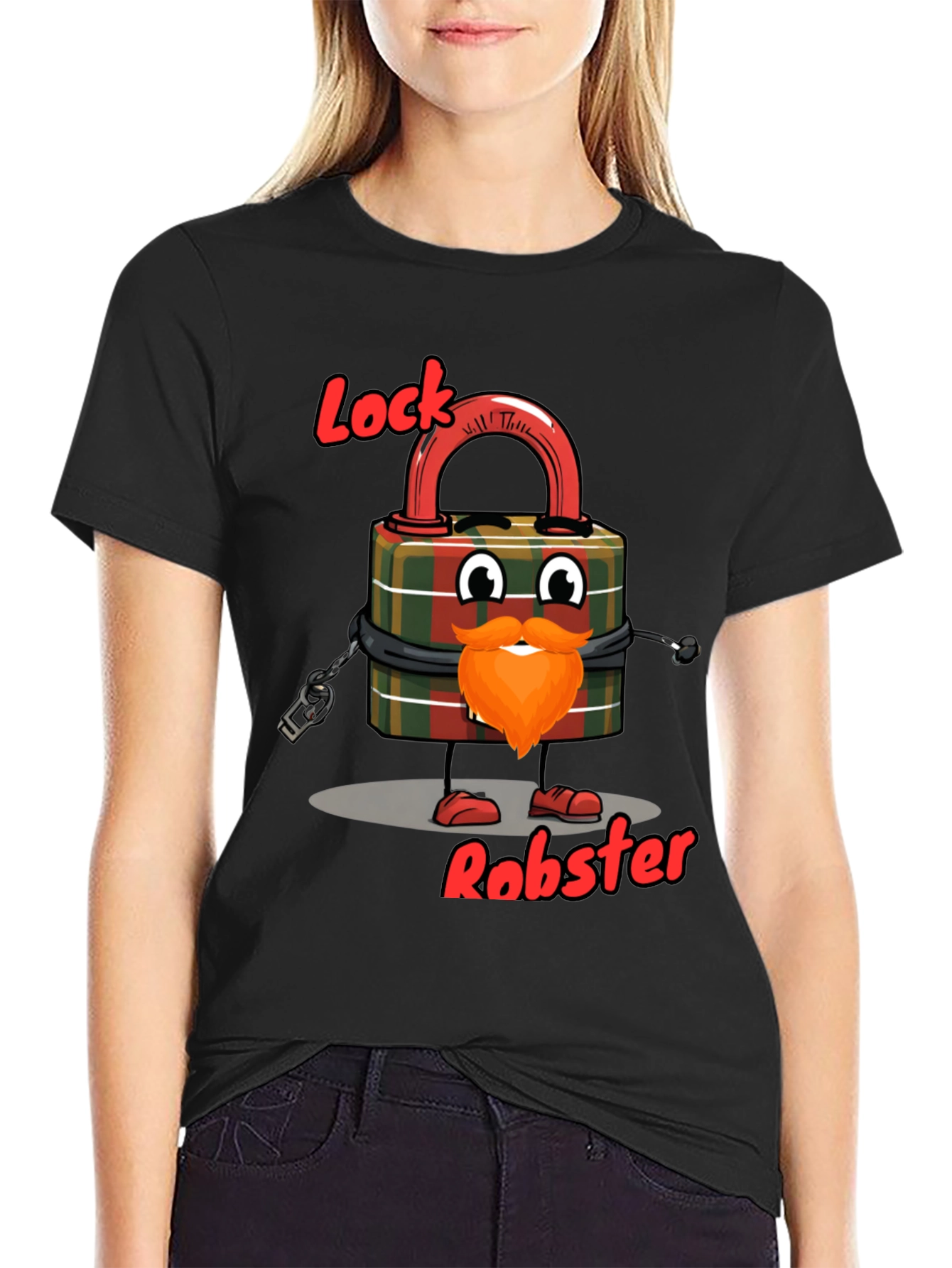 Black Lock Robster Graphic Tee view 2