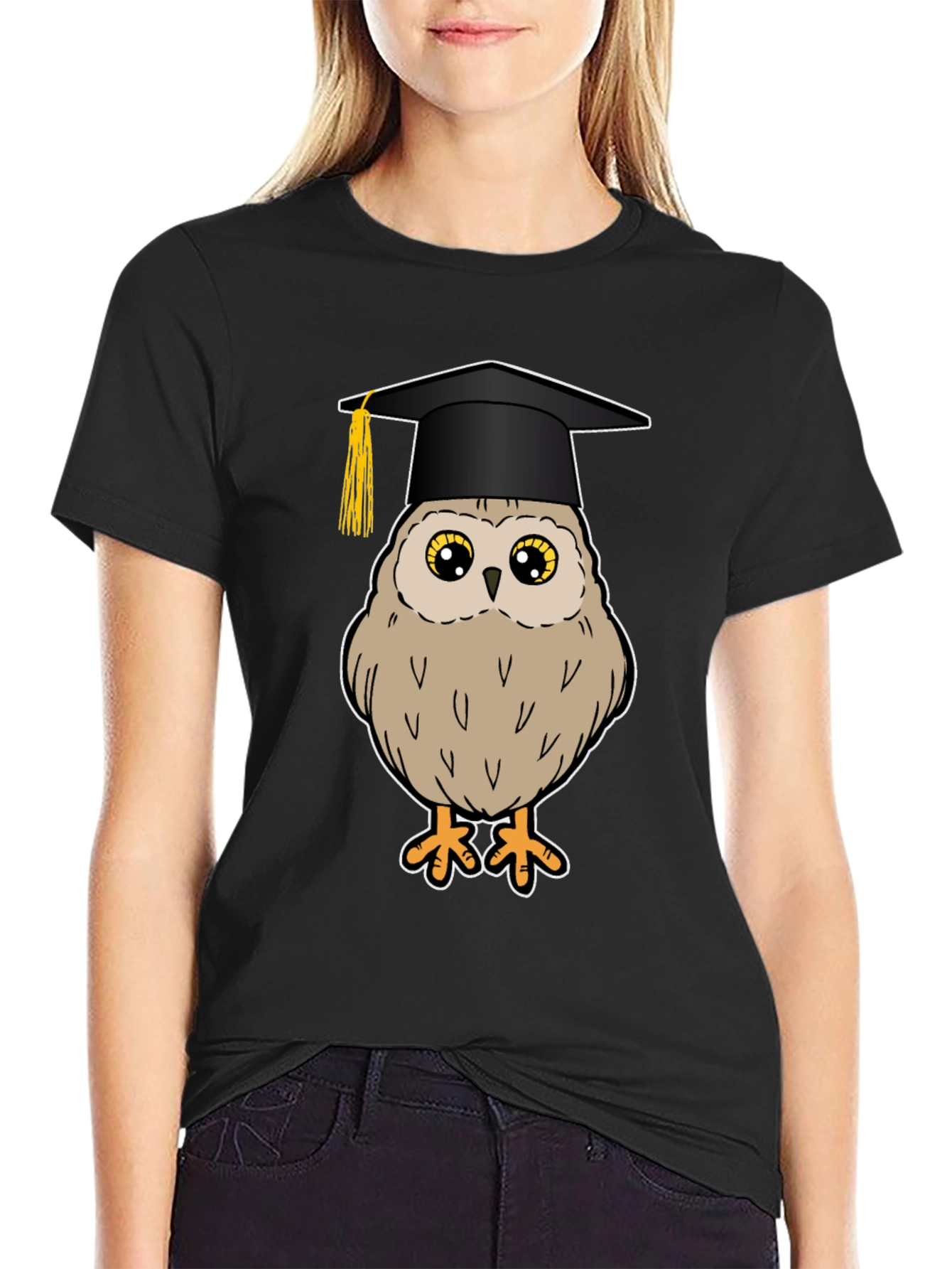 Black Owl Graduate T-Shirt - Class of 2024 view 2