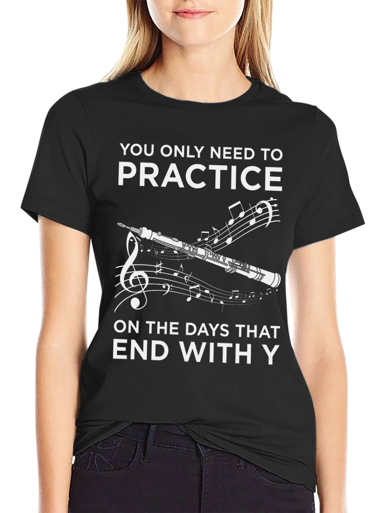 Black Practice Days T-Shirt view 2