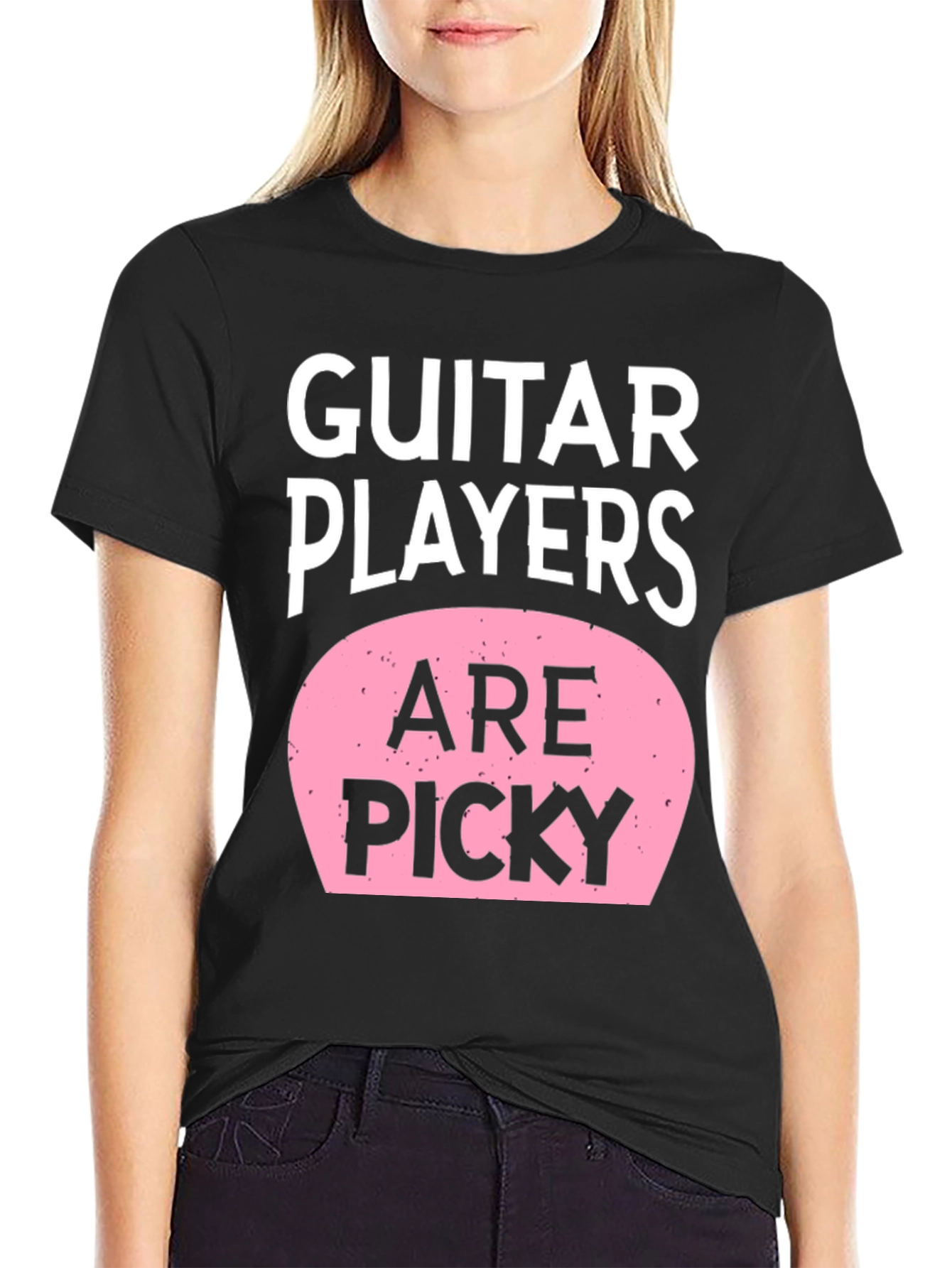 Black Guitar Players Are Picky T-Shirt view 2
